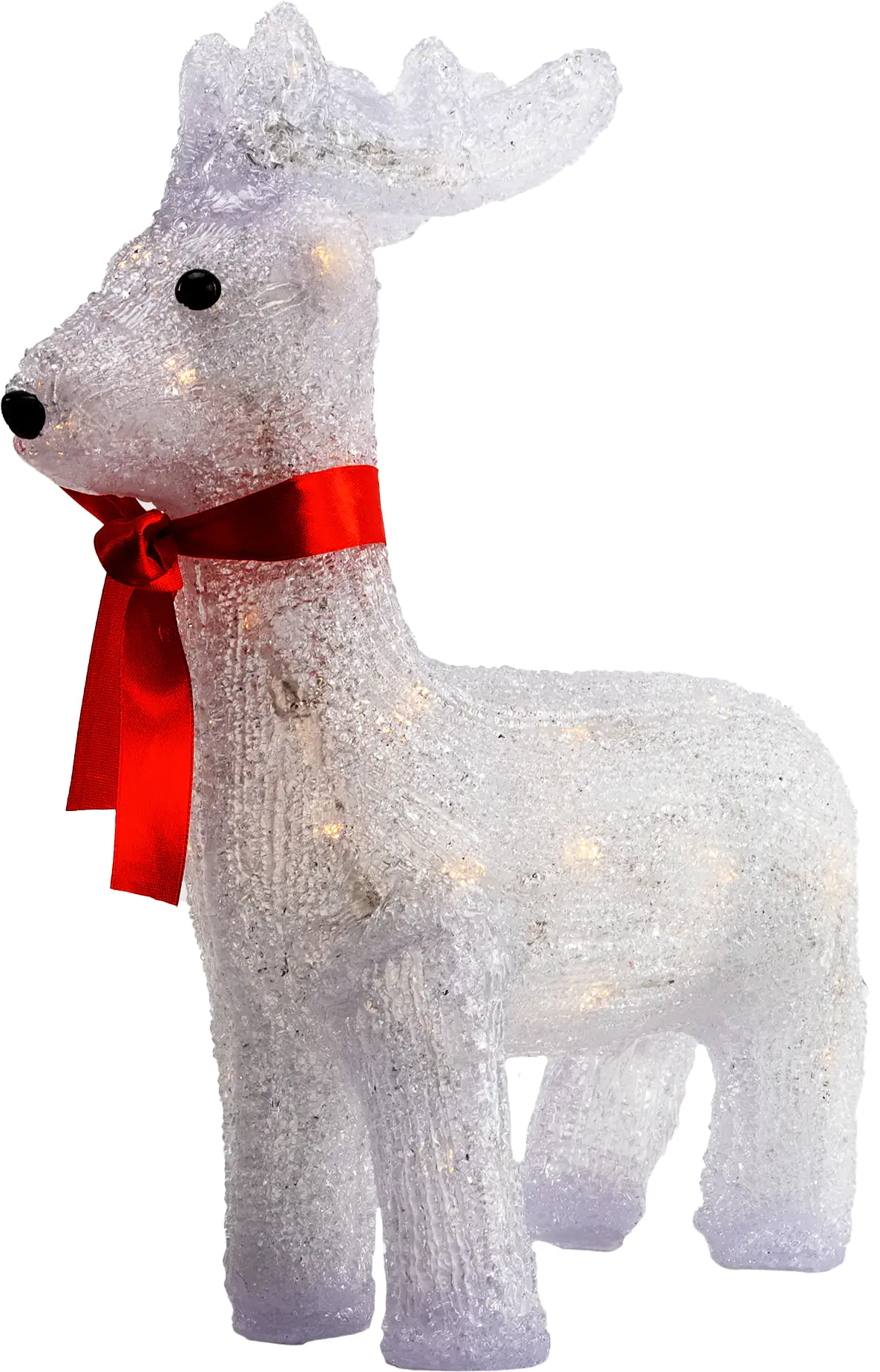 4333692379465 TrendLine LED Acrylfigur Rentier 35 x 30 cm warmweiß Außen mit Timer