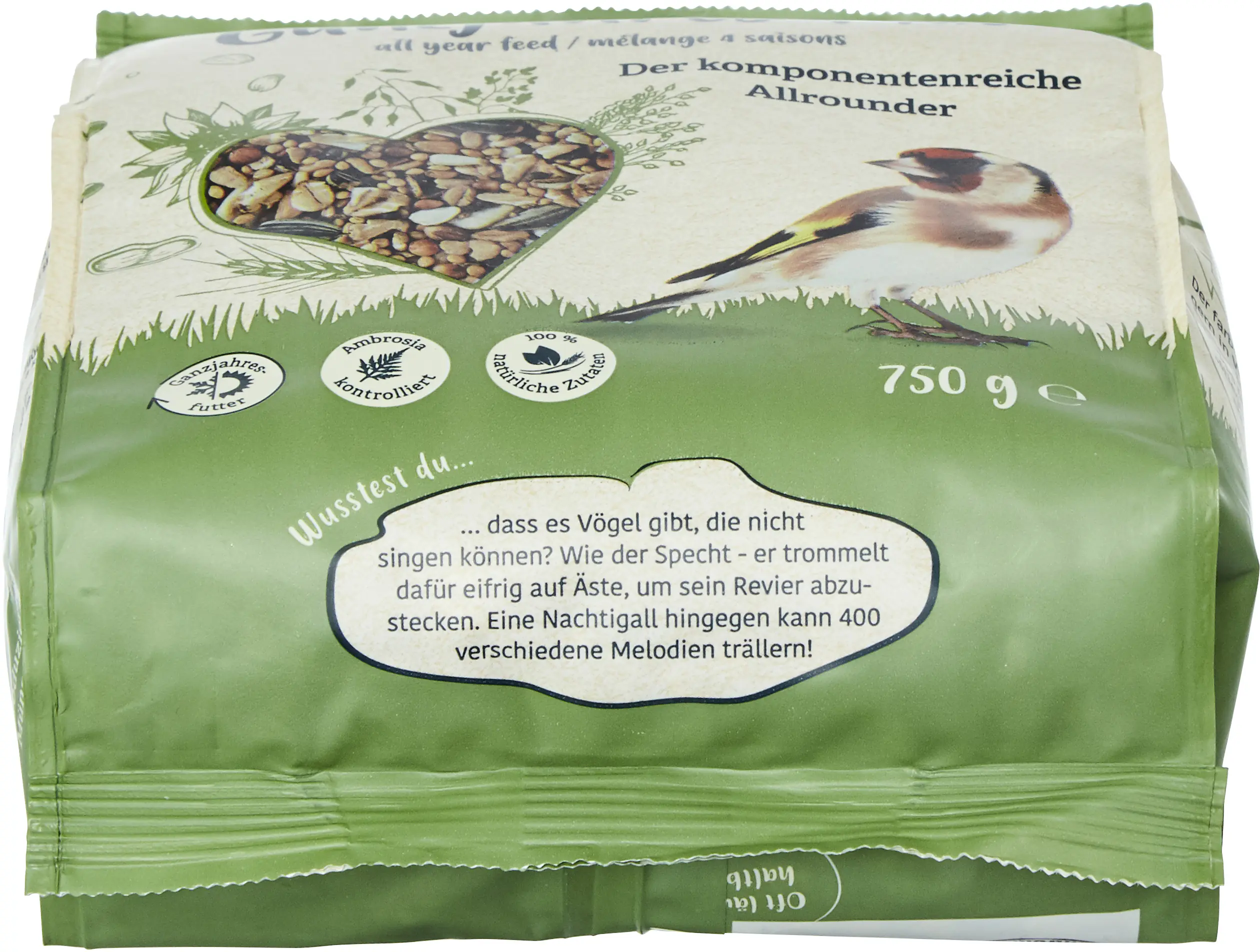 Elles Wildvogelfutter Ganzjahres-Mix 750 g