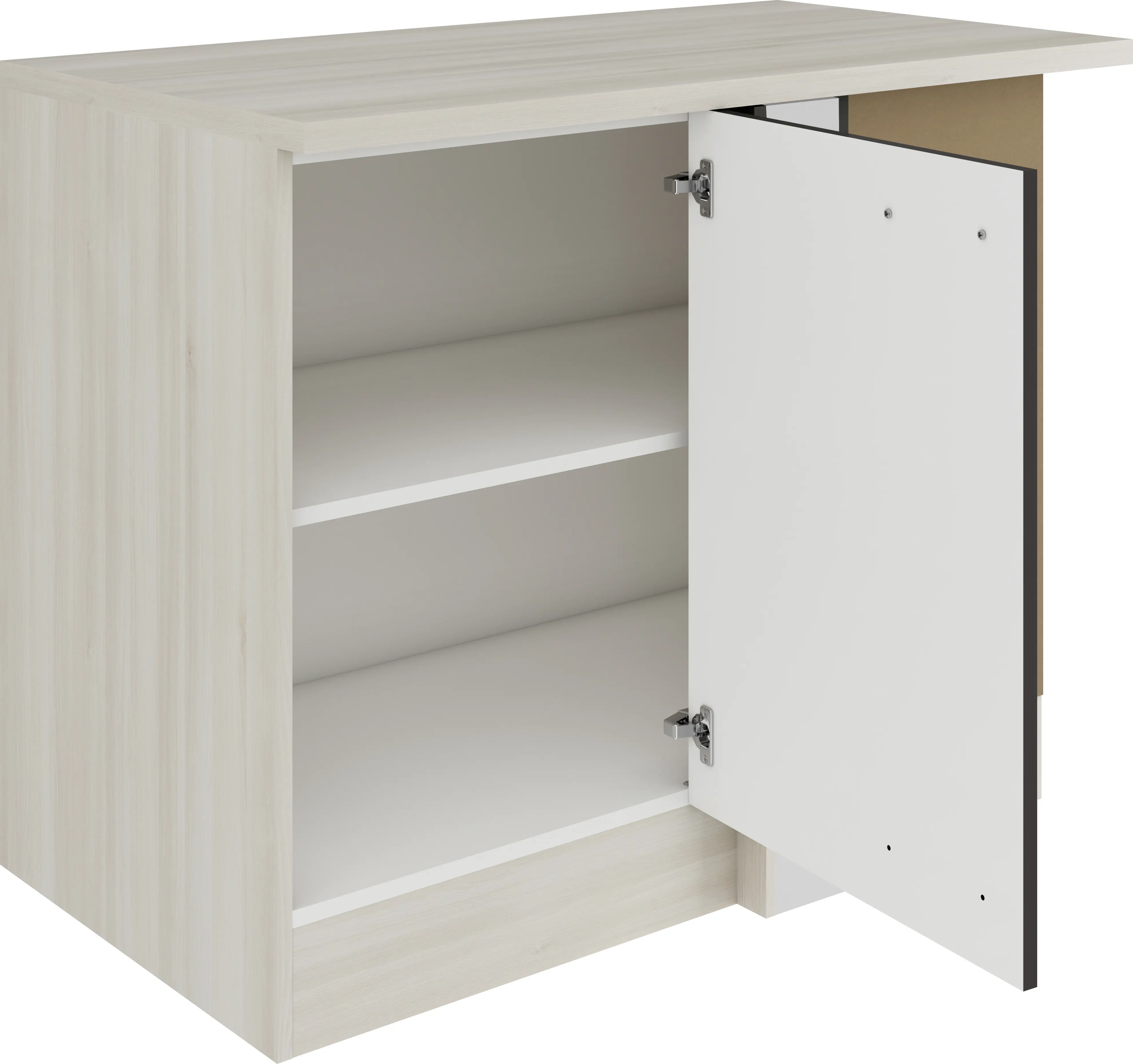 Optifit Eckunterschrank Faro 220 anthrazit/akazie 60 cm