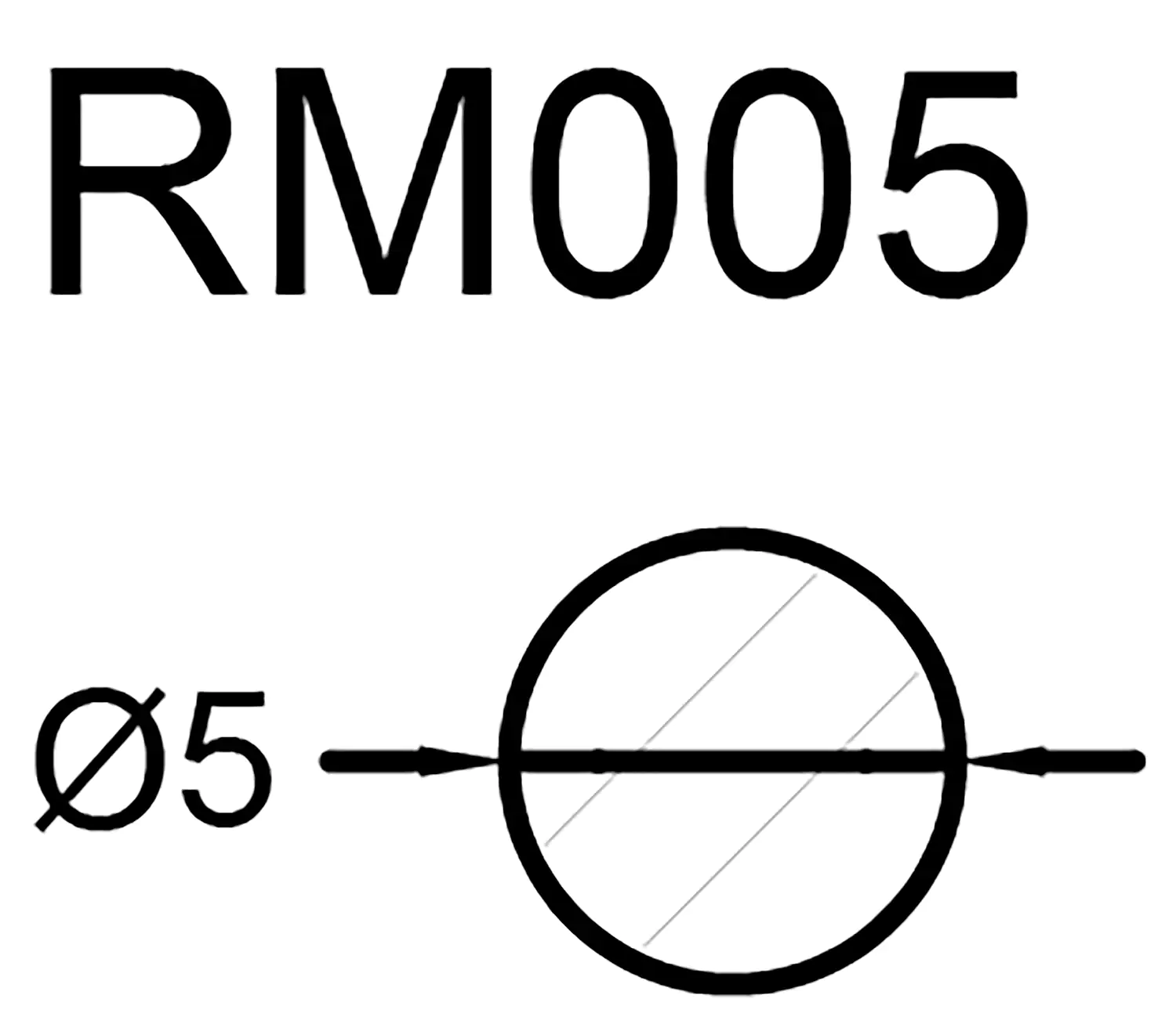 FN Neuhofer Rundstab glatt 100 cm 5 x 5 mm Buche
