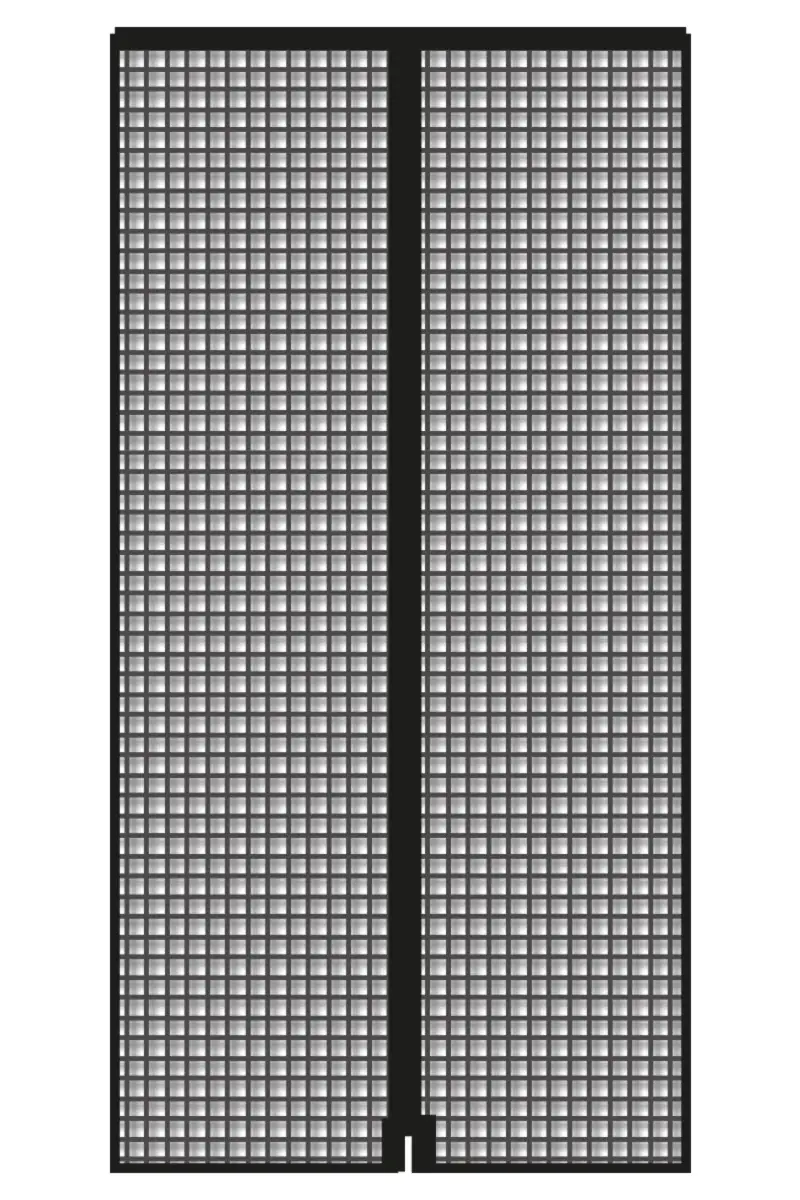 Schellenberg Fliegenschutz-Magnetvorhang 120 x 240 cm anthrazit kürzbar