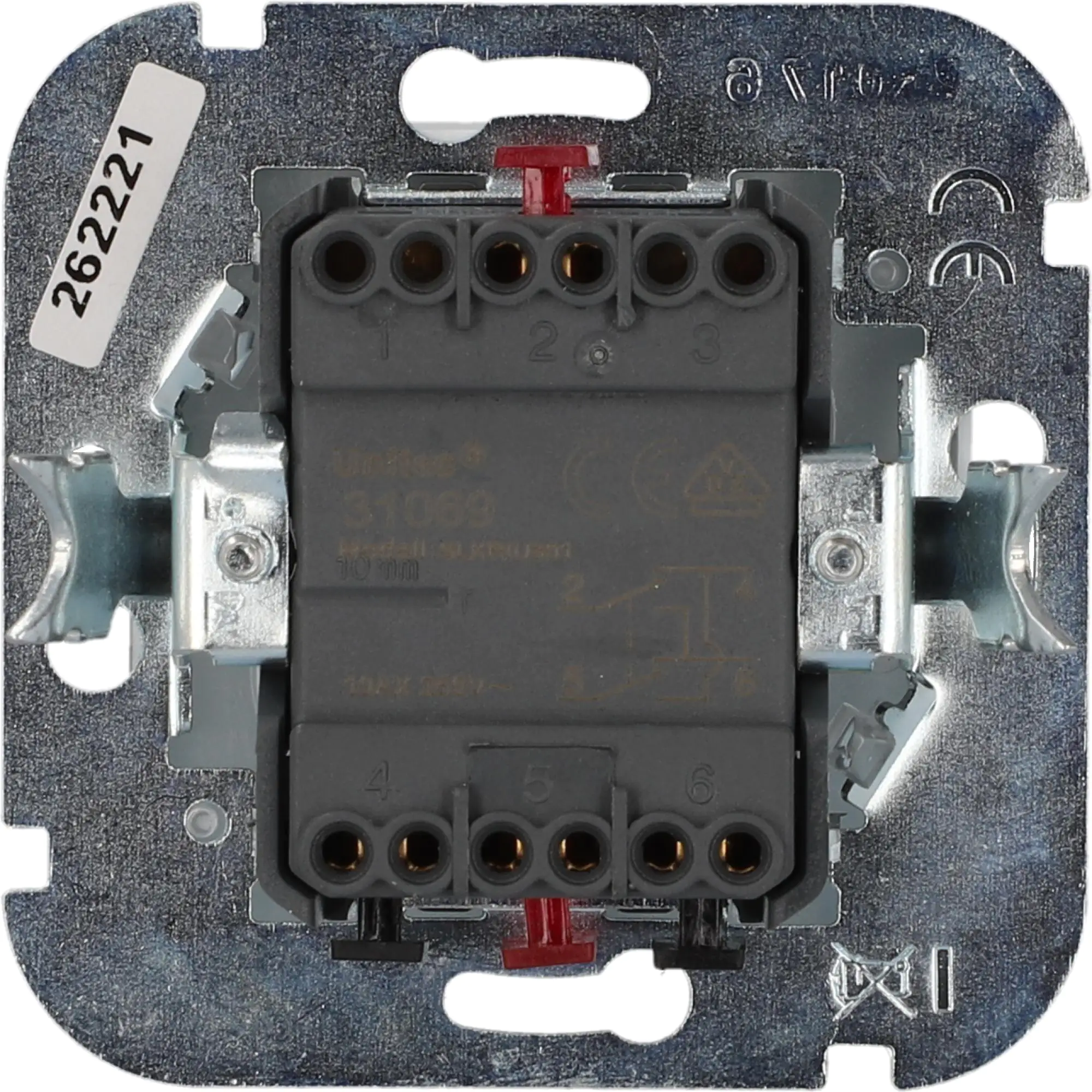 Unitec Kreuzschalter LeMans ultraweiß Schaltereinsatz