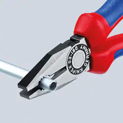 Knipex Kombizange 180 mm schwarz Mehrkomponenten-Hülle Knipex Kombizange 180 mm schwarz Mehrkomponenten-Hülle