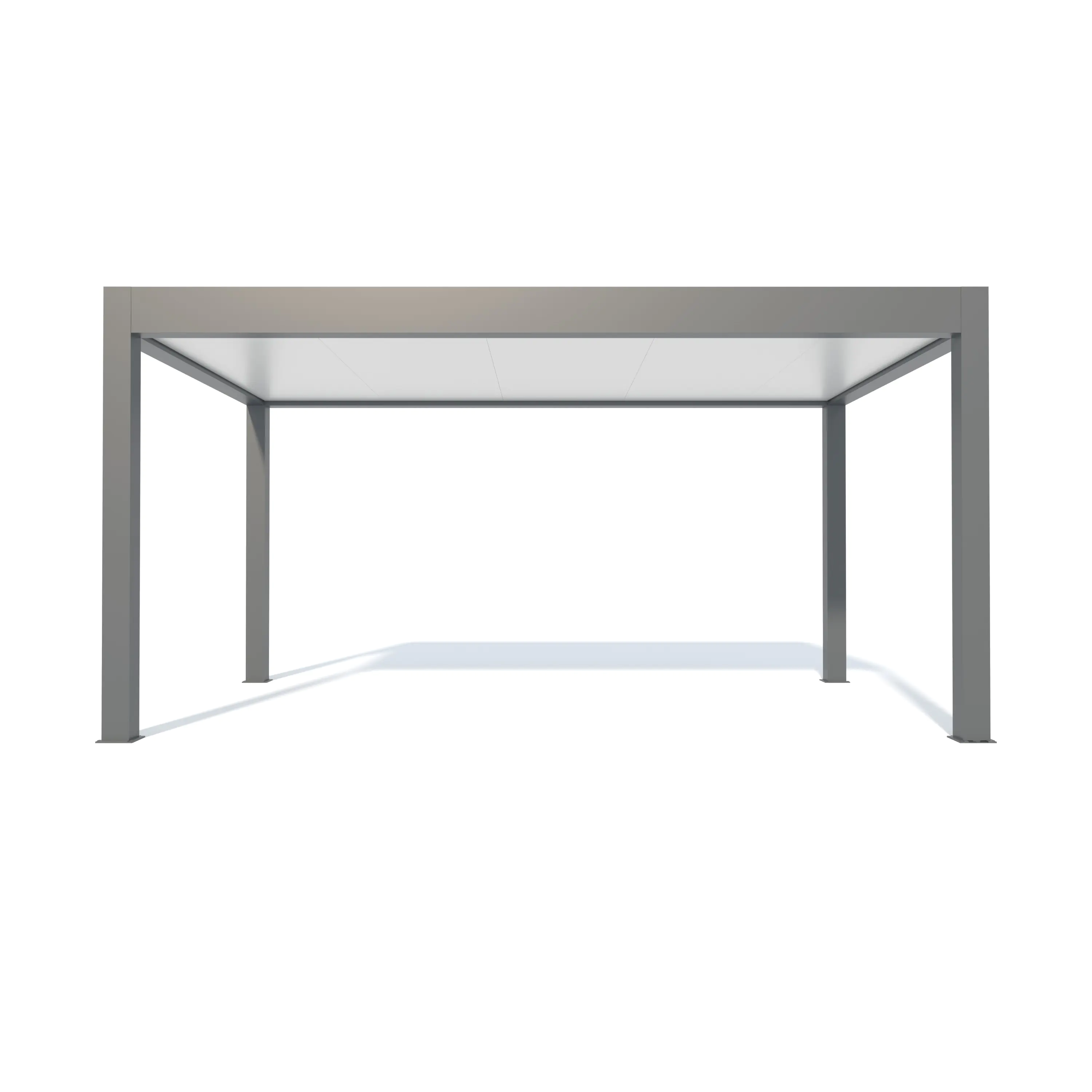 Carport Grandlux 300 x 500 cm grau weiß