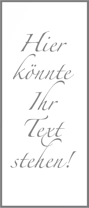 Ambiente Glaszaun Dekor Logo 51,5 x 120 cm gehärtetes 8 mm Glas Ambiente Glaszaun Dekor Logo 51,5 x 120 cm gehärtetes 8 mm Glas