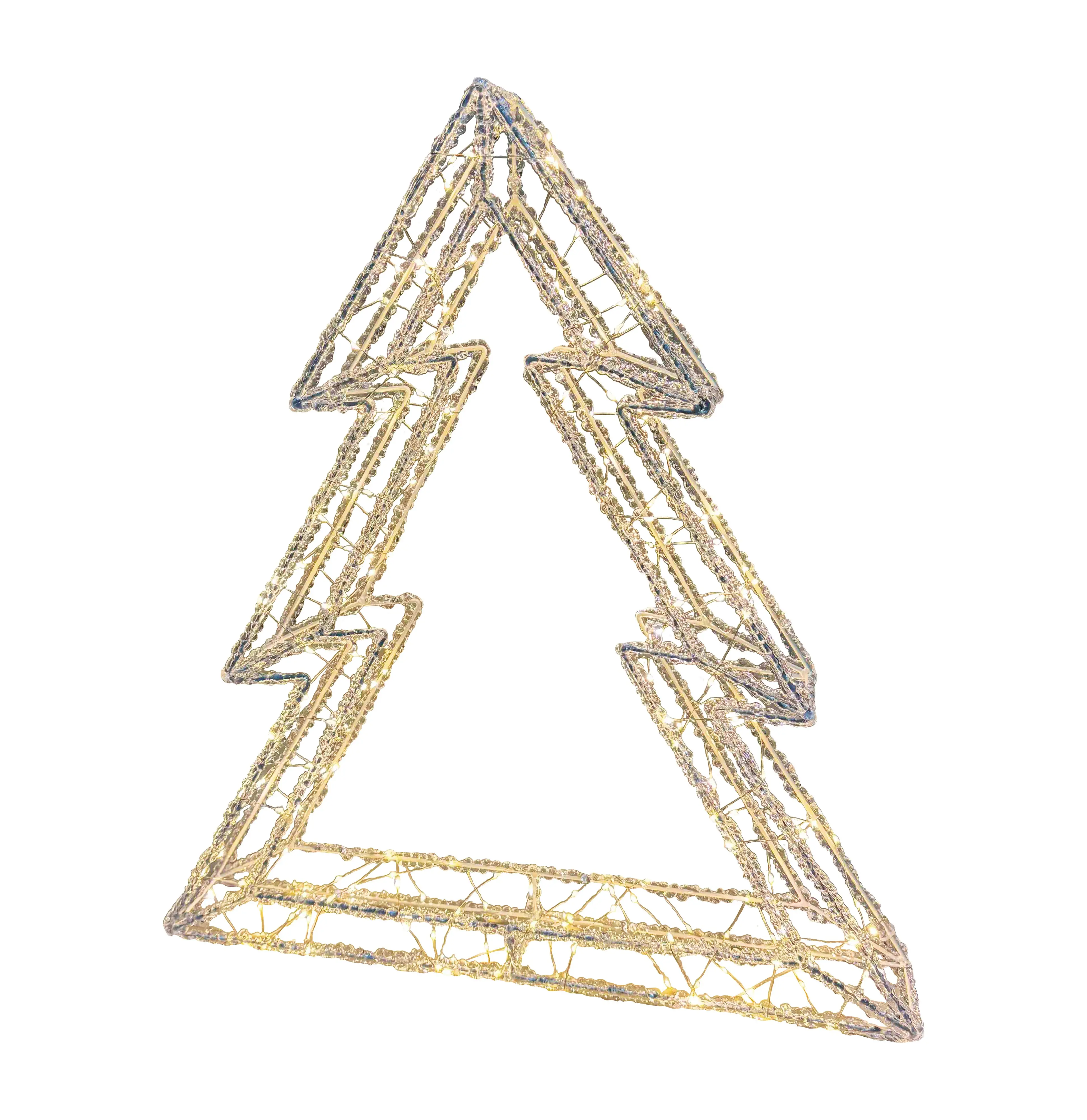 TrendLine LED Tannenbaum Acryl batteriebetrieben 55 x 60 cm 200 LED