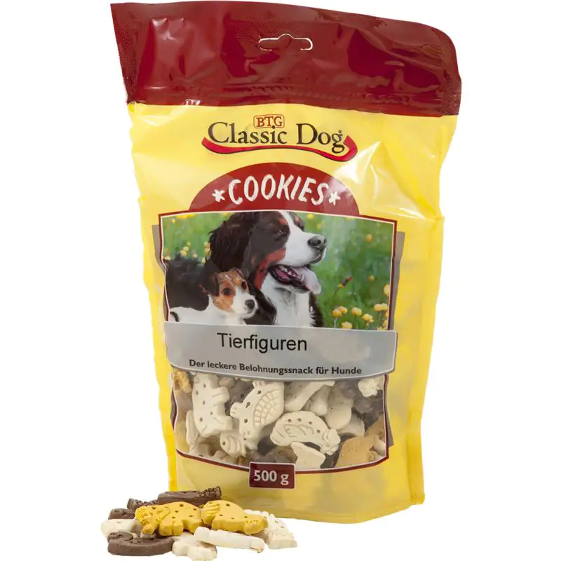 Classic Dog Hundesnack Cookies Tierfiguren 500 g Classic Dog Hundesnack Cookies Tierfiguren 500 g