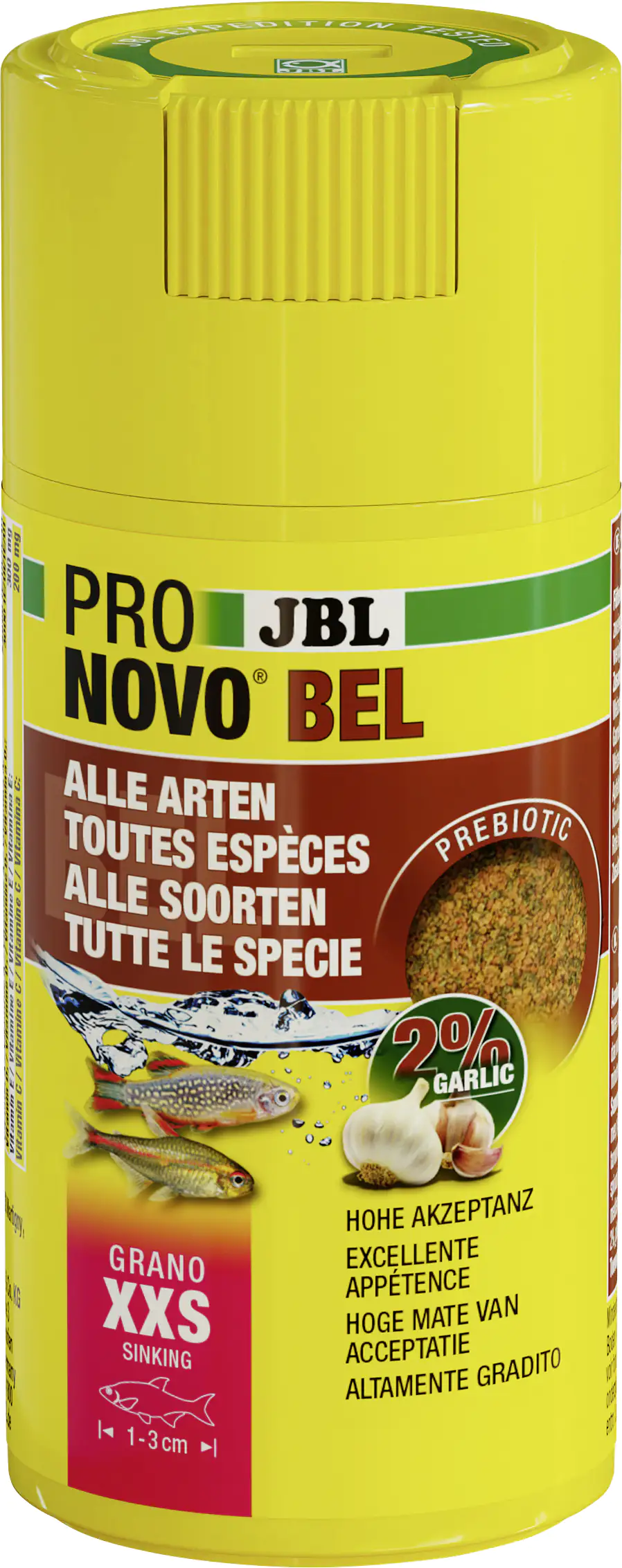 JBL Fischfutter Pronovo Bel Grano XXS Fischfuttergranulat 100 ml JBL Fischfutter Pronovo Bel Grano XXS Fischfuttergranulat 100 ml