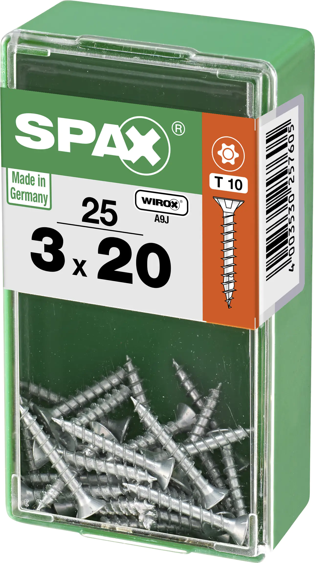 Spax Universalschrauben 3.0 x 20 mm TX 10 - 25 Stk.