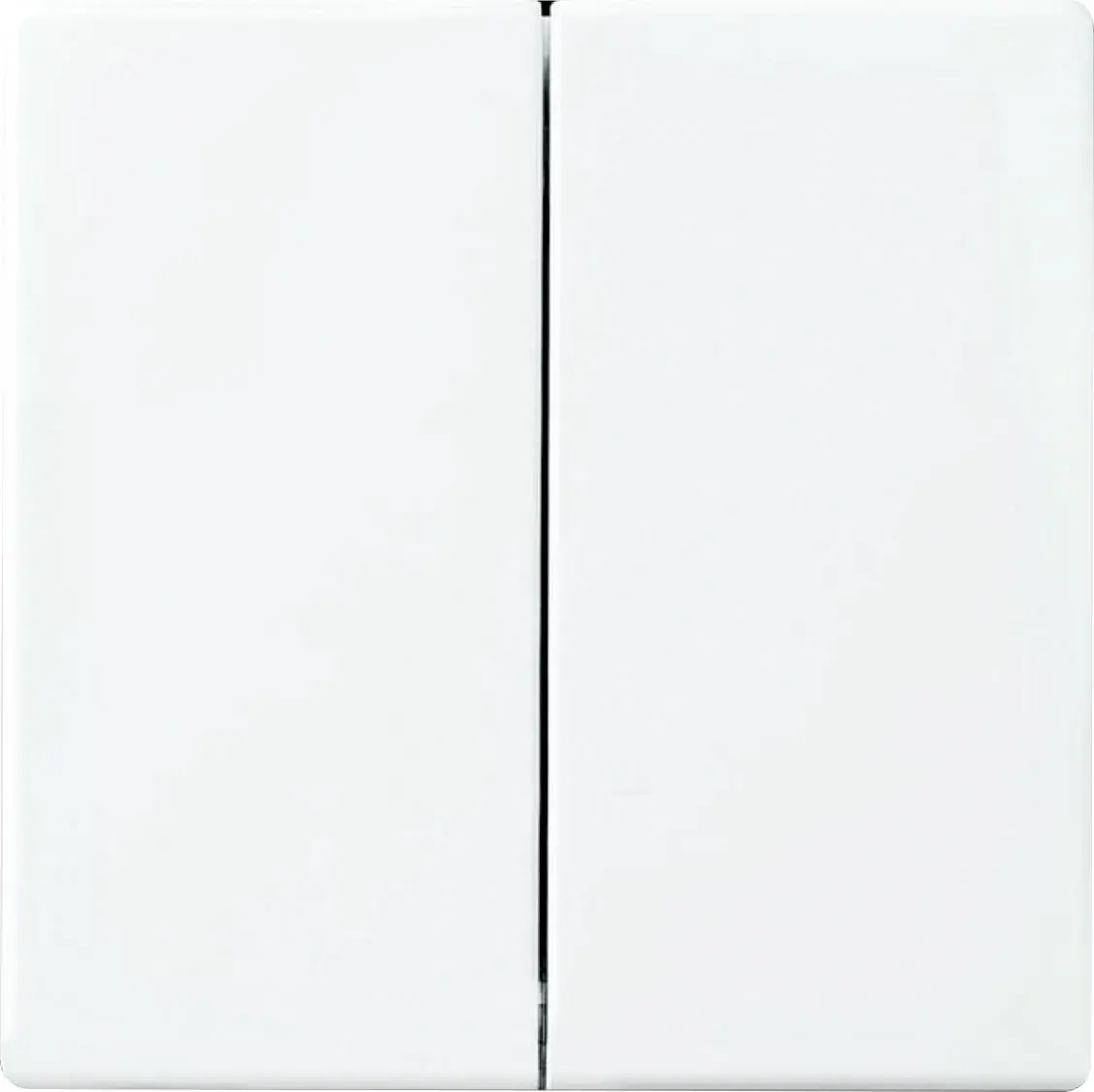 Busch Jaeger Serien-Wippe 2-fach für Schalter/Taster Future Linear studioweiß 1785-84