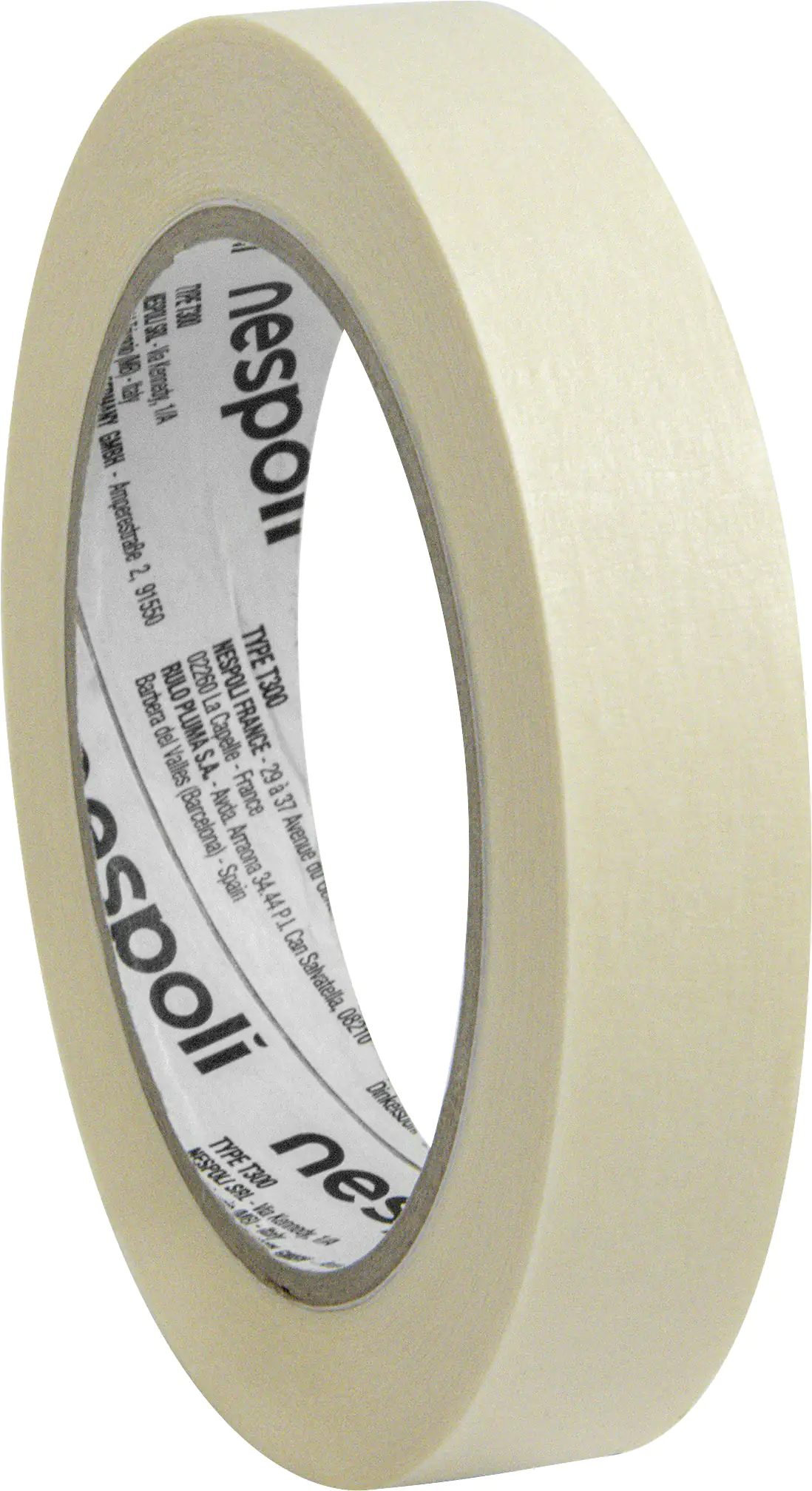 Flachkreppband 19 mm x 50 m hitzebeständig bis 80°