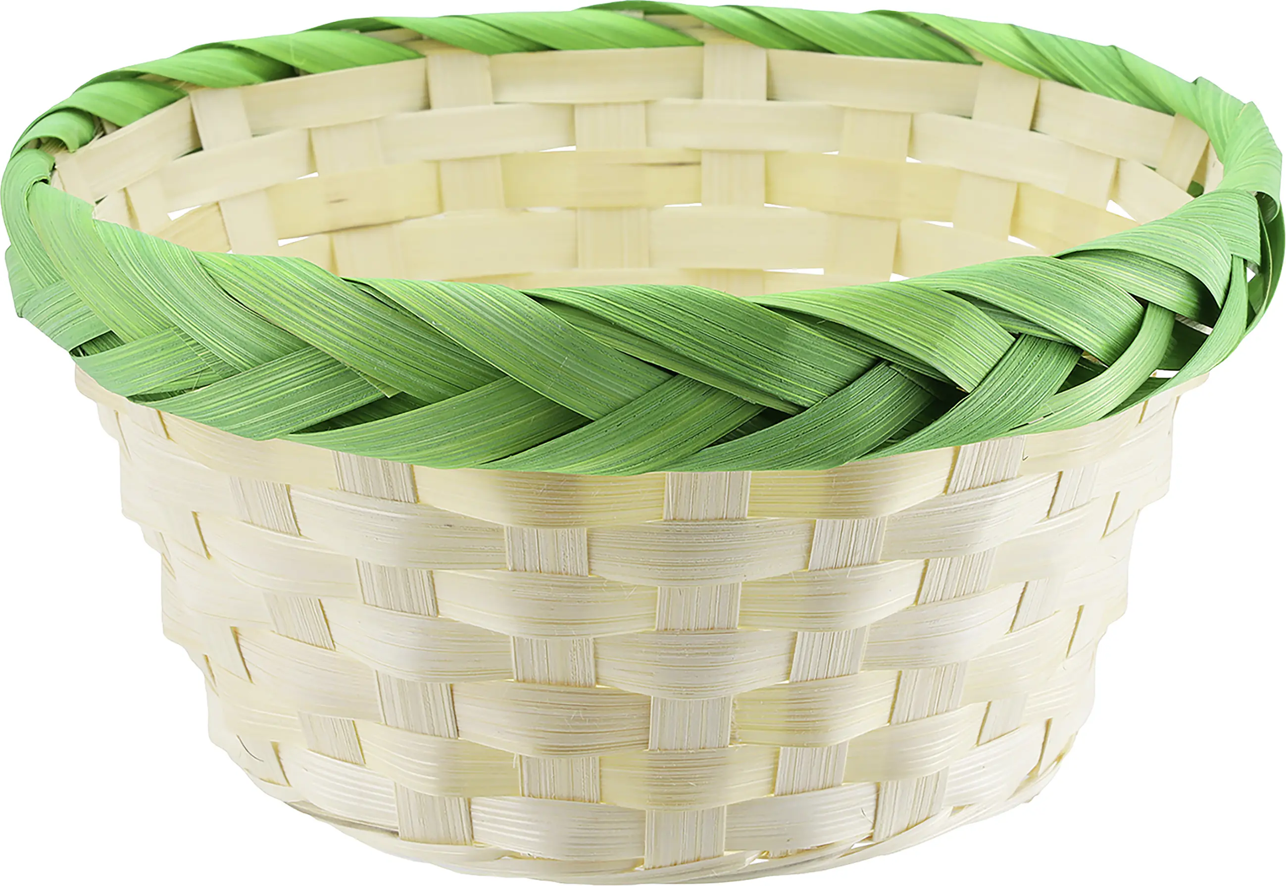 Osterdeko Korb 20 x 10 cm grün