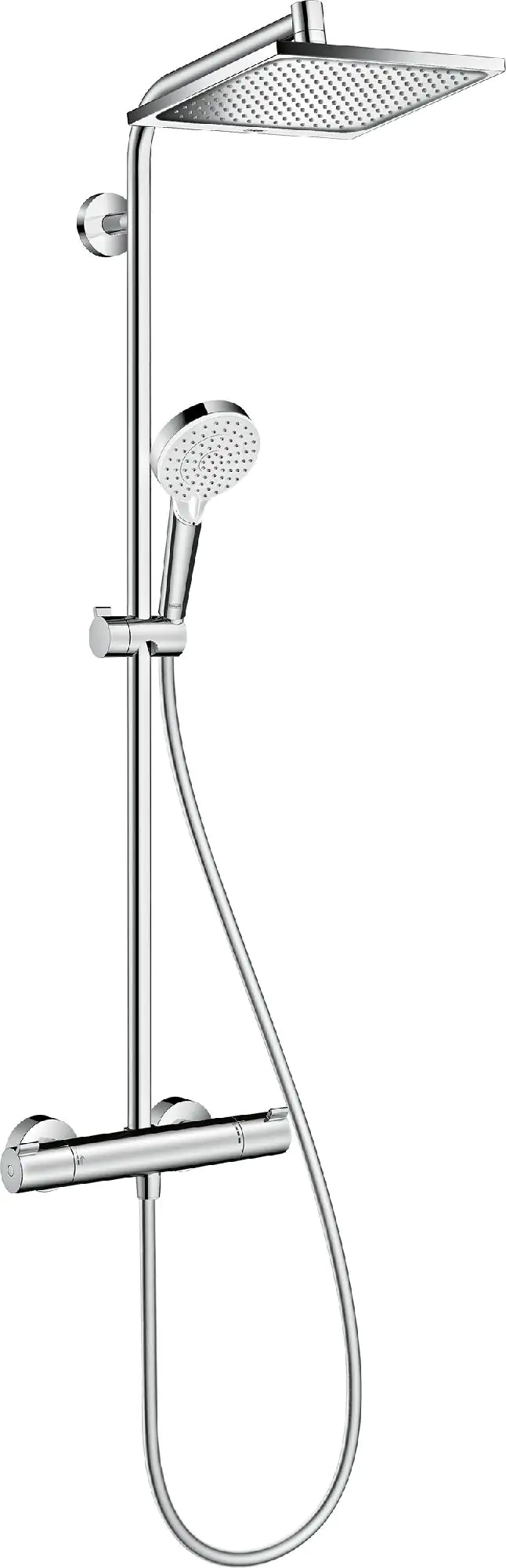 Hansgrohe Kopfbrausesystem Crometta E 240 mit Brausethermostat Hansgrohe Kopfbrausesystem Crometta E 240 mit Brausethermostat