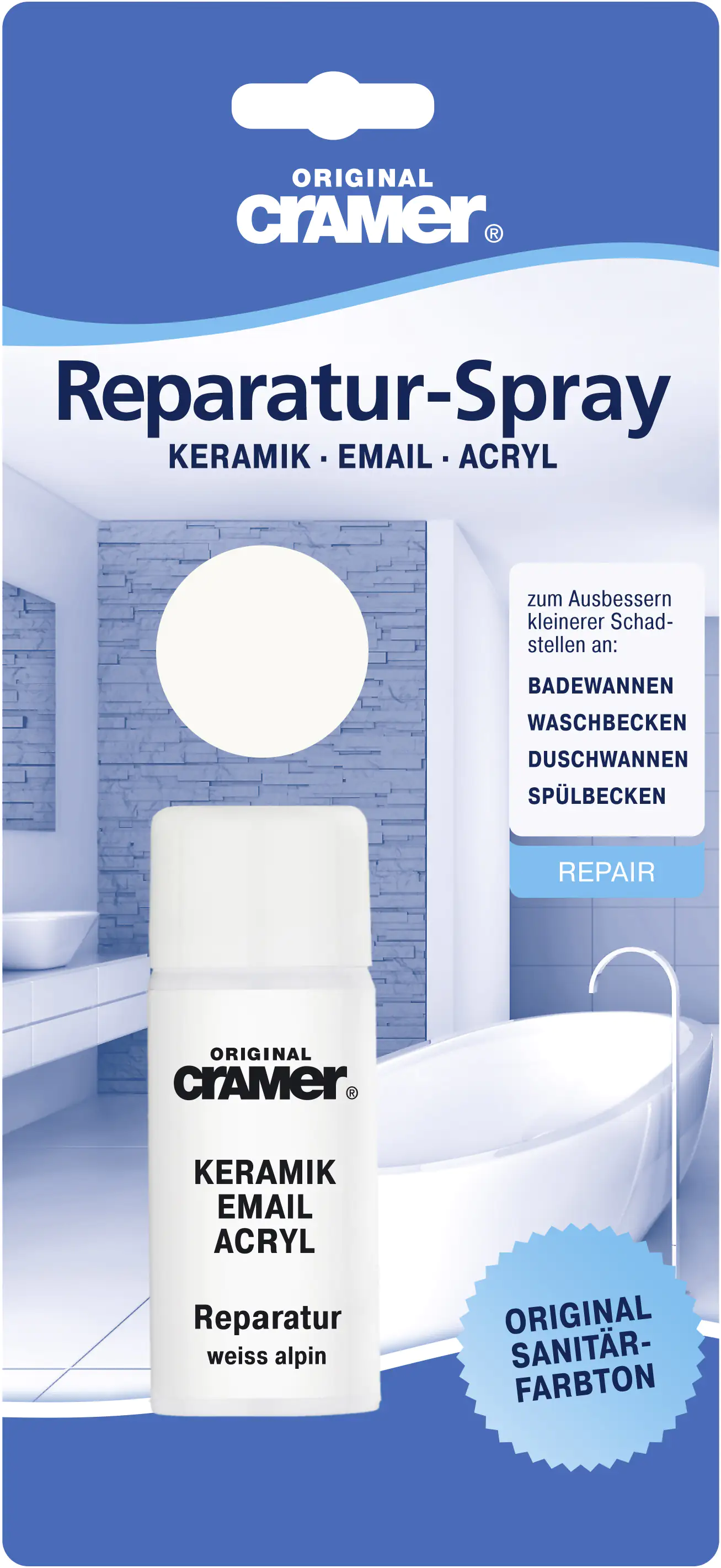 Cramer Reparatur-Spray 50 ml weiß-alpin