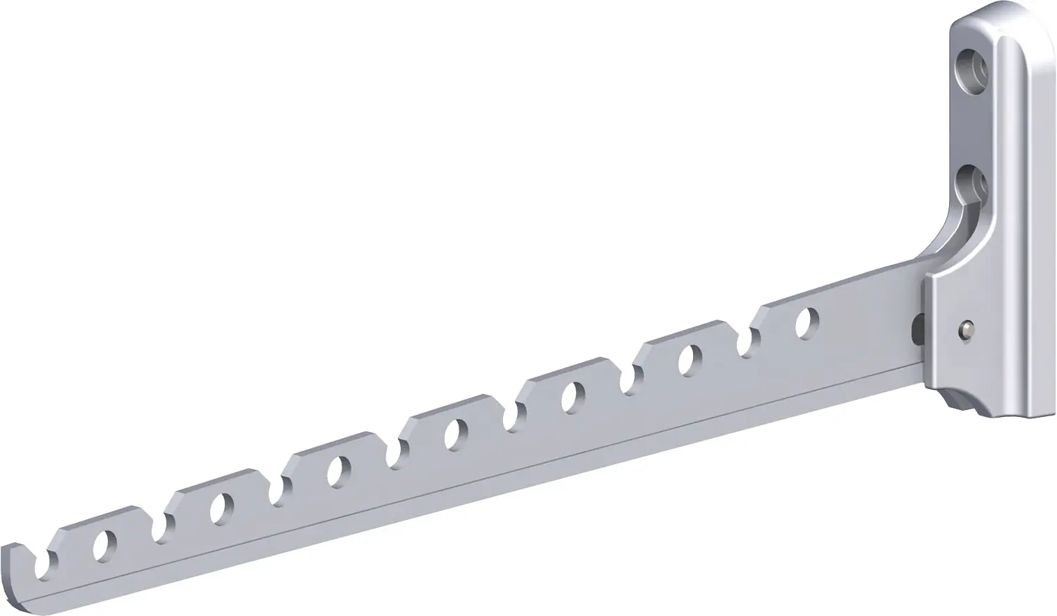 alfer Kleiderlüfter 330 mm 330 mm Aluminium roh gleitgeschliffen