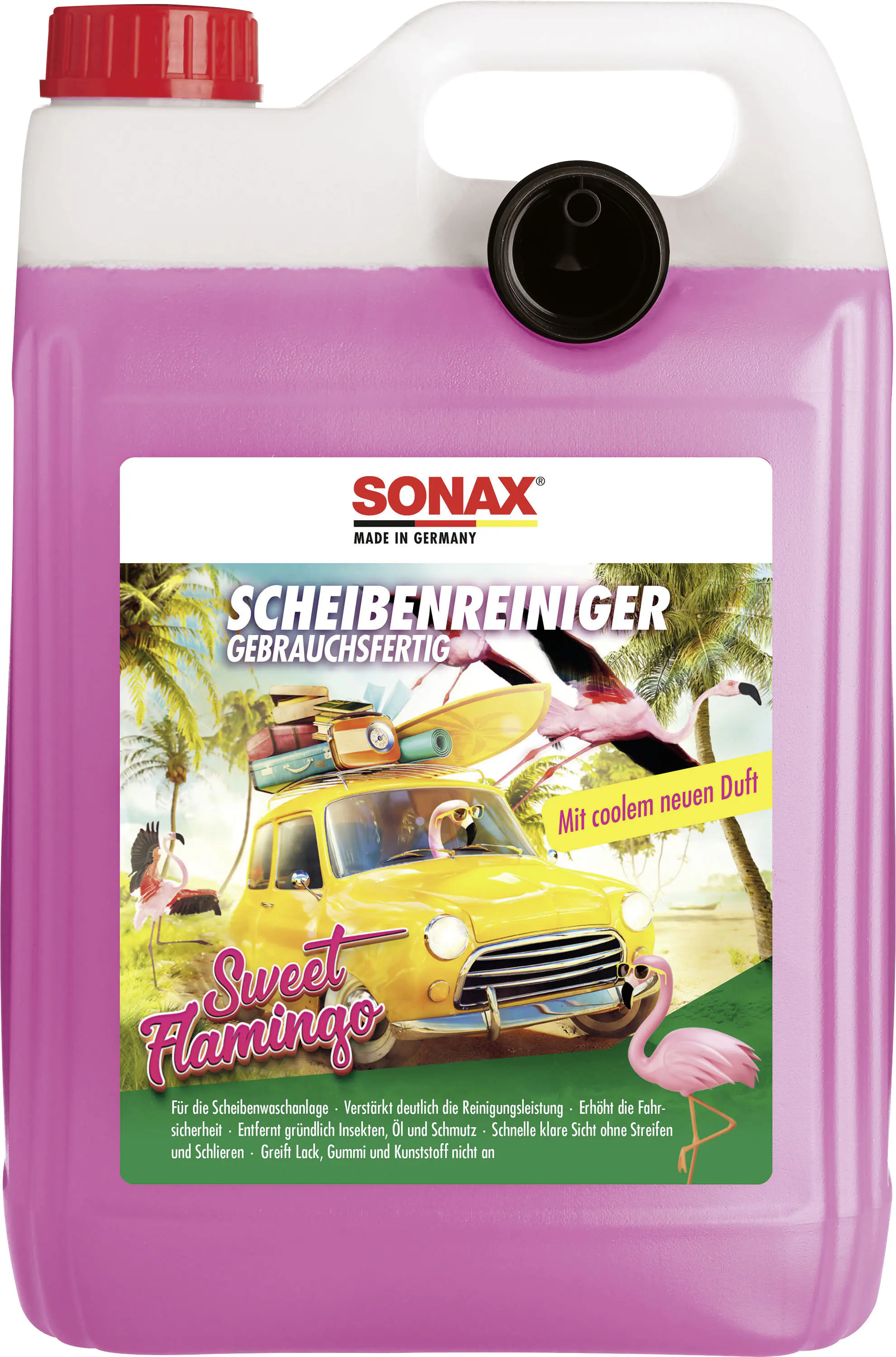 Sonax Scheibenreiniger Sweet Flamingo gebrauchsfertig 5 L