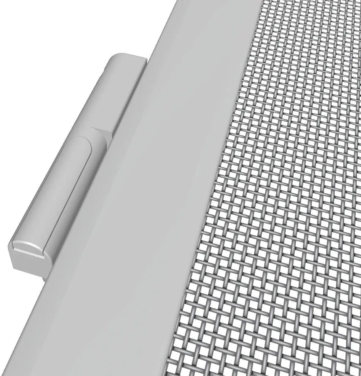 Windhager IS Plus Rahmen Tür 100 x 210 cm schwarz/weiß