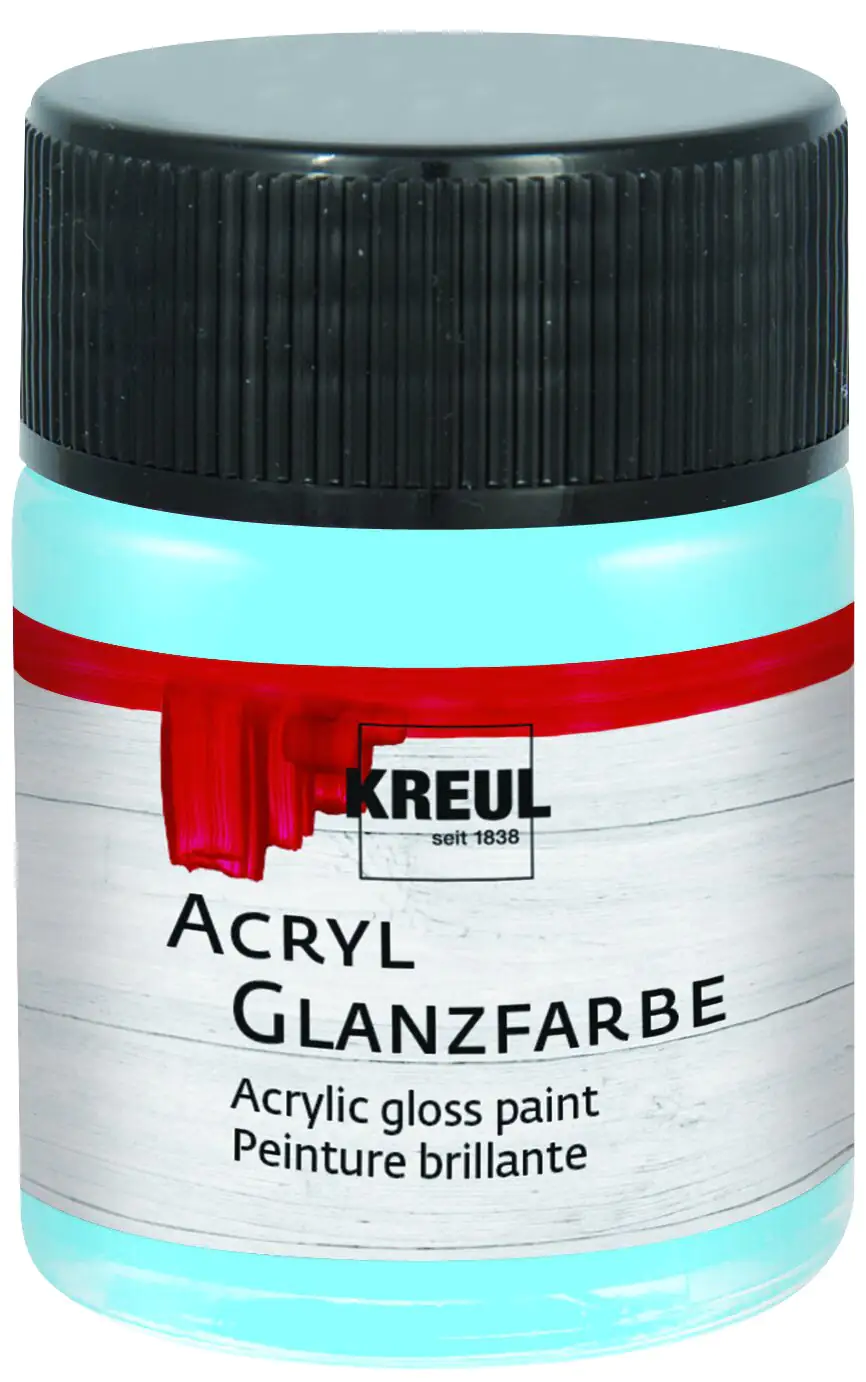 Kreul Acryl Glanzfarbe hellblau 50 ml Kreul Acryl Glanzfarbe hellblau 50 ml