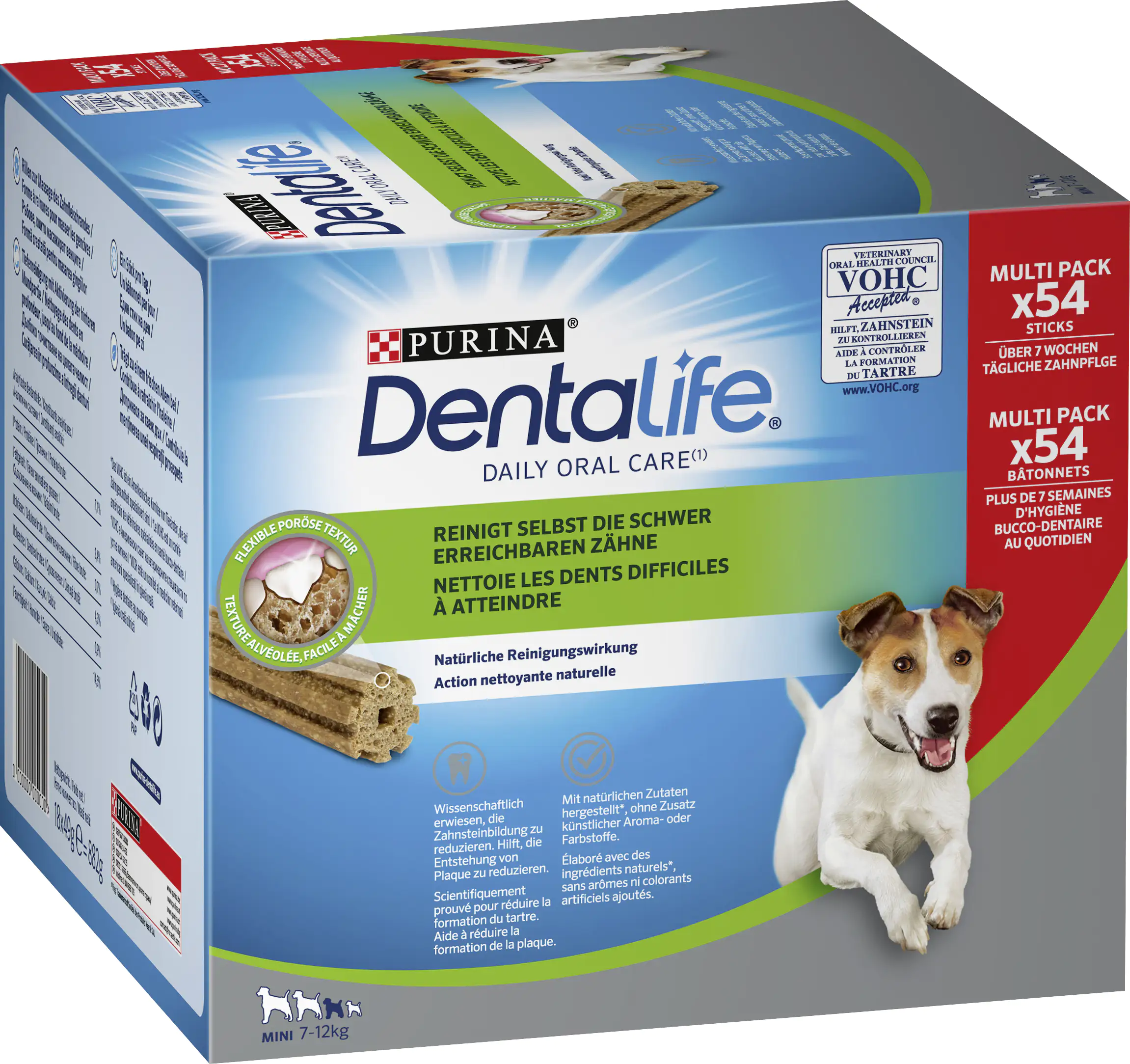 Purina DentaLife Mini Snacks für kleine Hunde 54 Sticks Mini 54 Stück