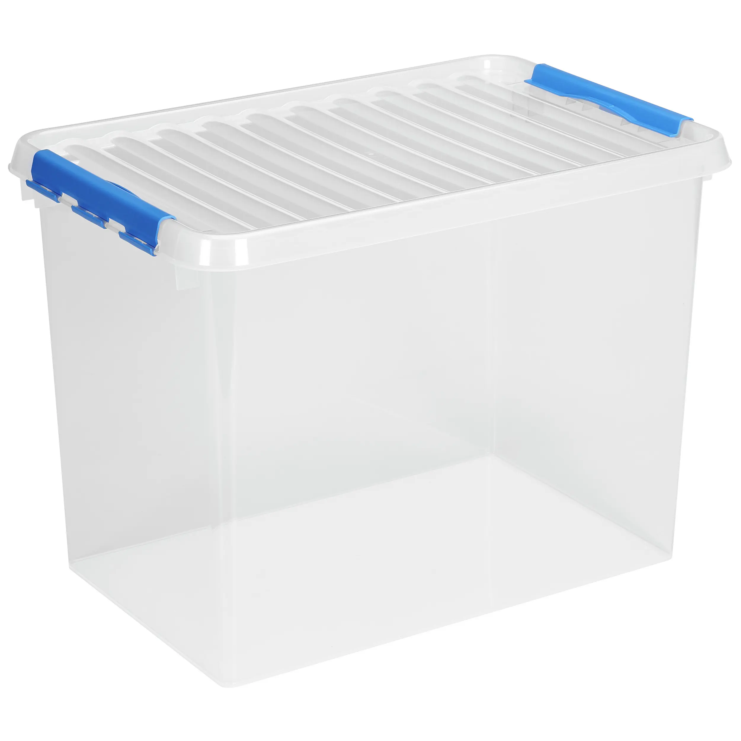 Sunware Aufbewahrungsbox Q-line 72L transparent blau 60 x 40 x 42 cm Sunware Aufbewahrungsbox Q-line 72L transparent blau 60 x 40 x 42 cm