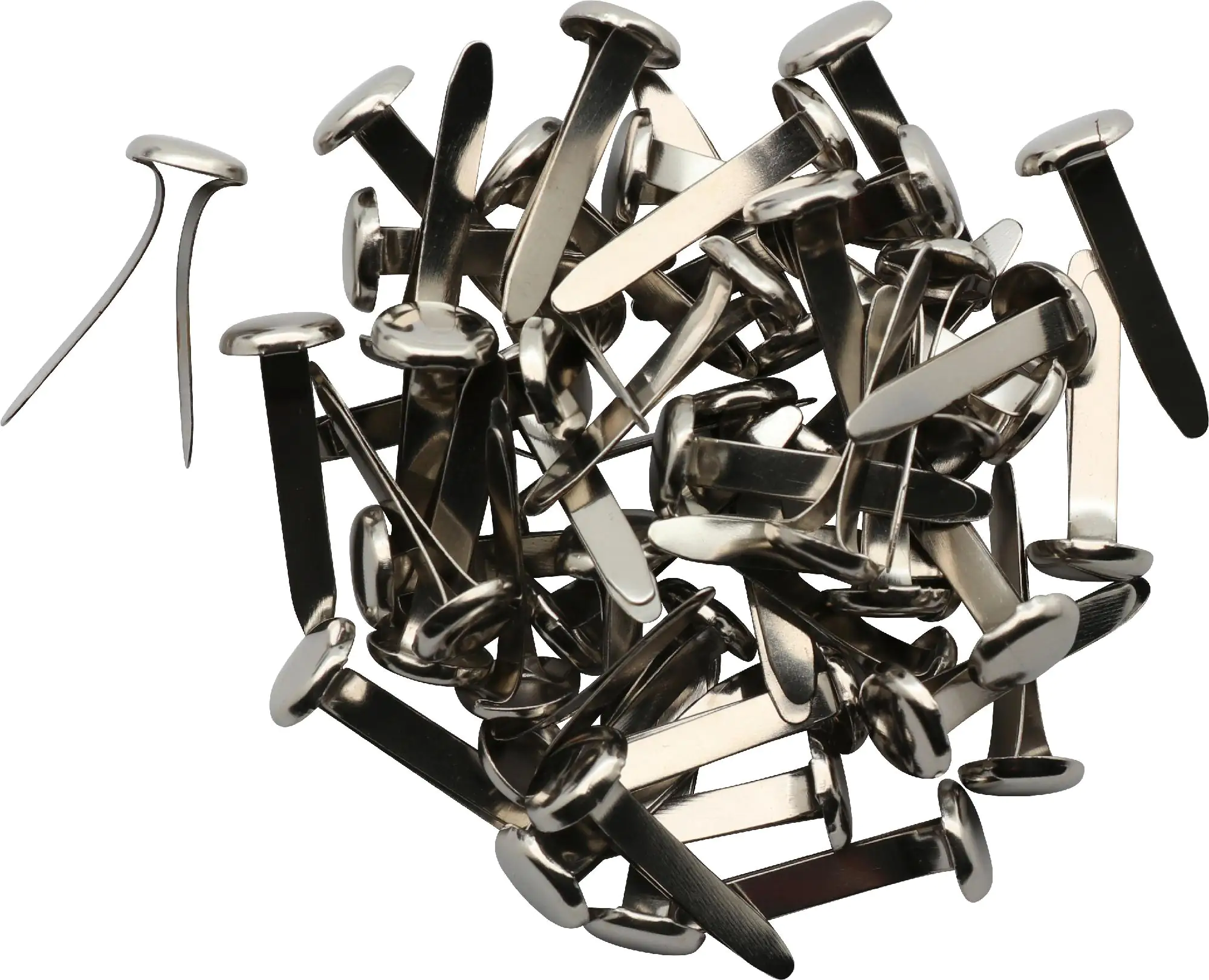 Glorex Musterbeutelklammer 19 mm silberfarben 50 Stück