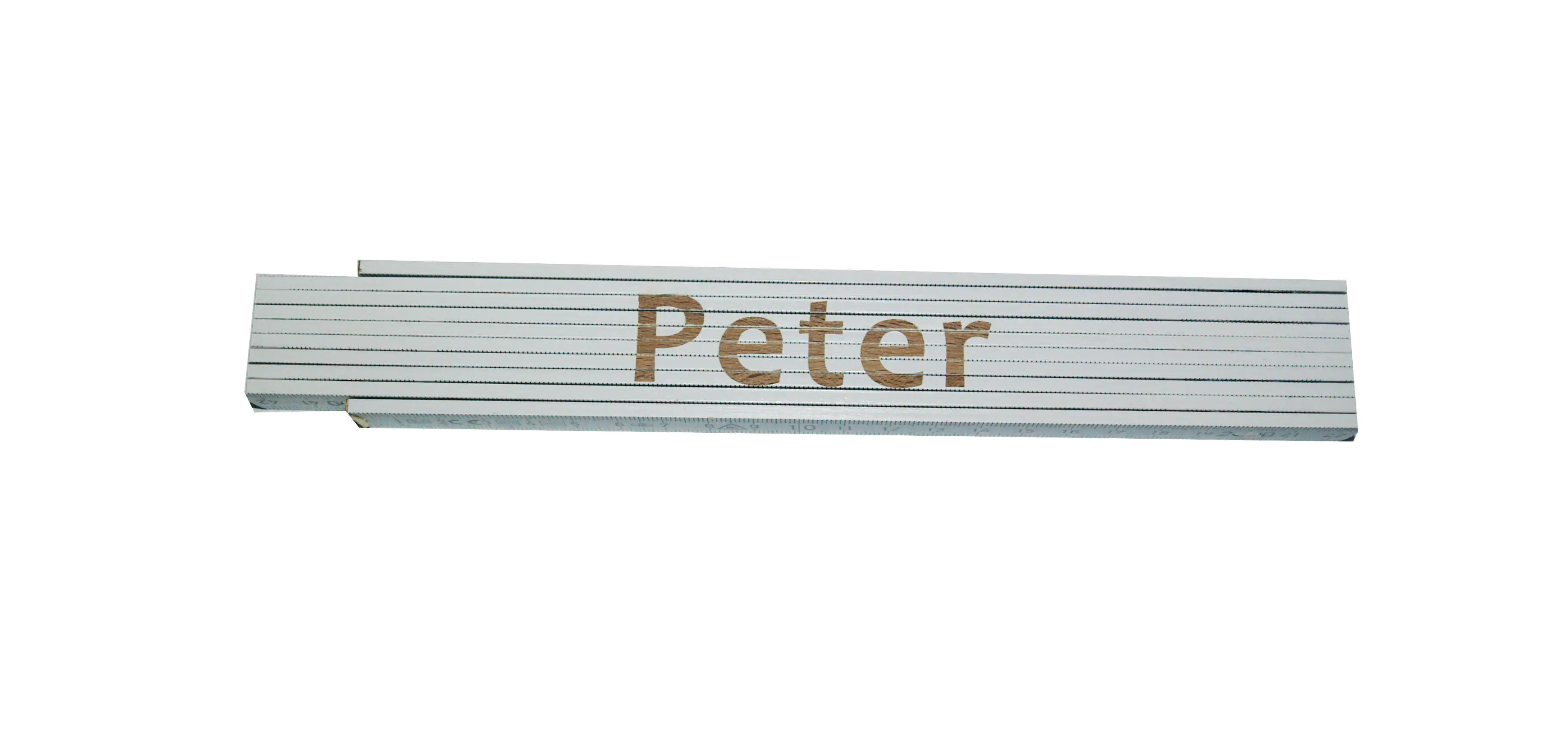 4018945161034 Zollstock Peter 2 m weiß