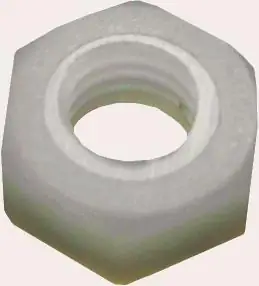 connex Sechskantmuttern M4 Kunststoff weiß - 20 Stück