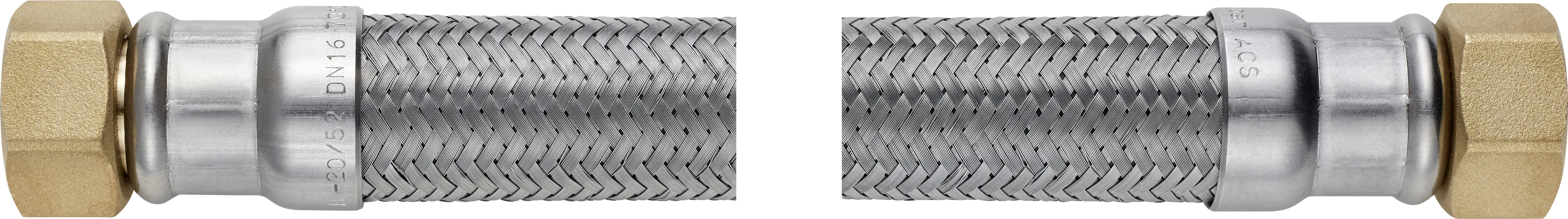 Techline NT Panzerschlauch IG 1/2" x IG 1/2", DN16, 100 cm