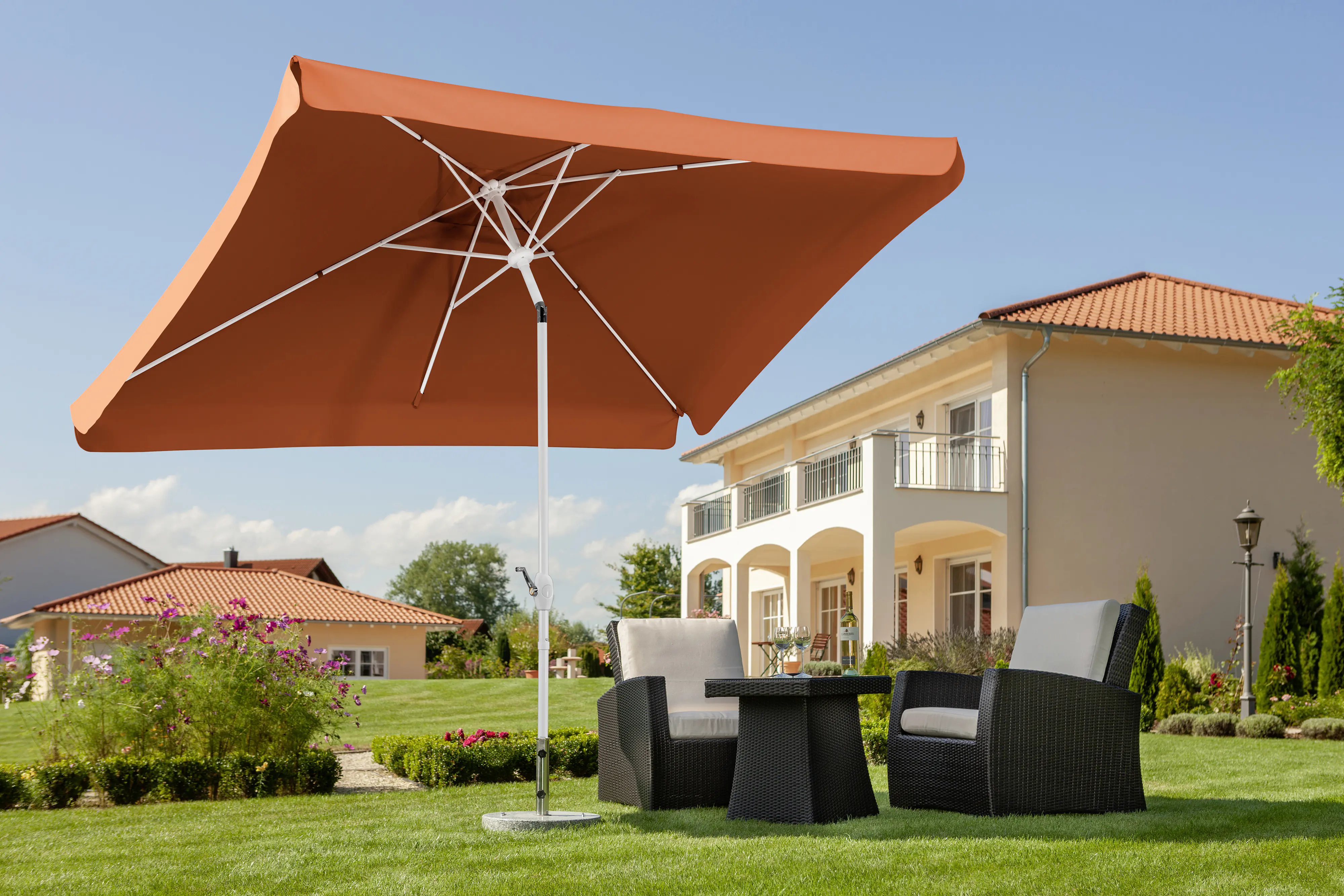 Schneider Sonnenschirm Oslo teracotta 300 x 200 cm