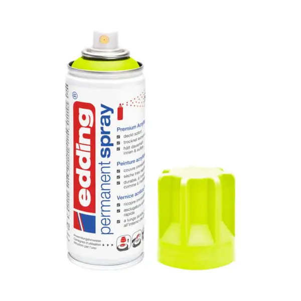 edding 5200 Permanent Spray Premium Acrylic Paint neongelb
