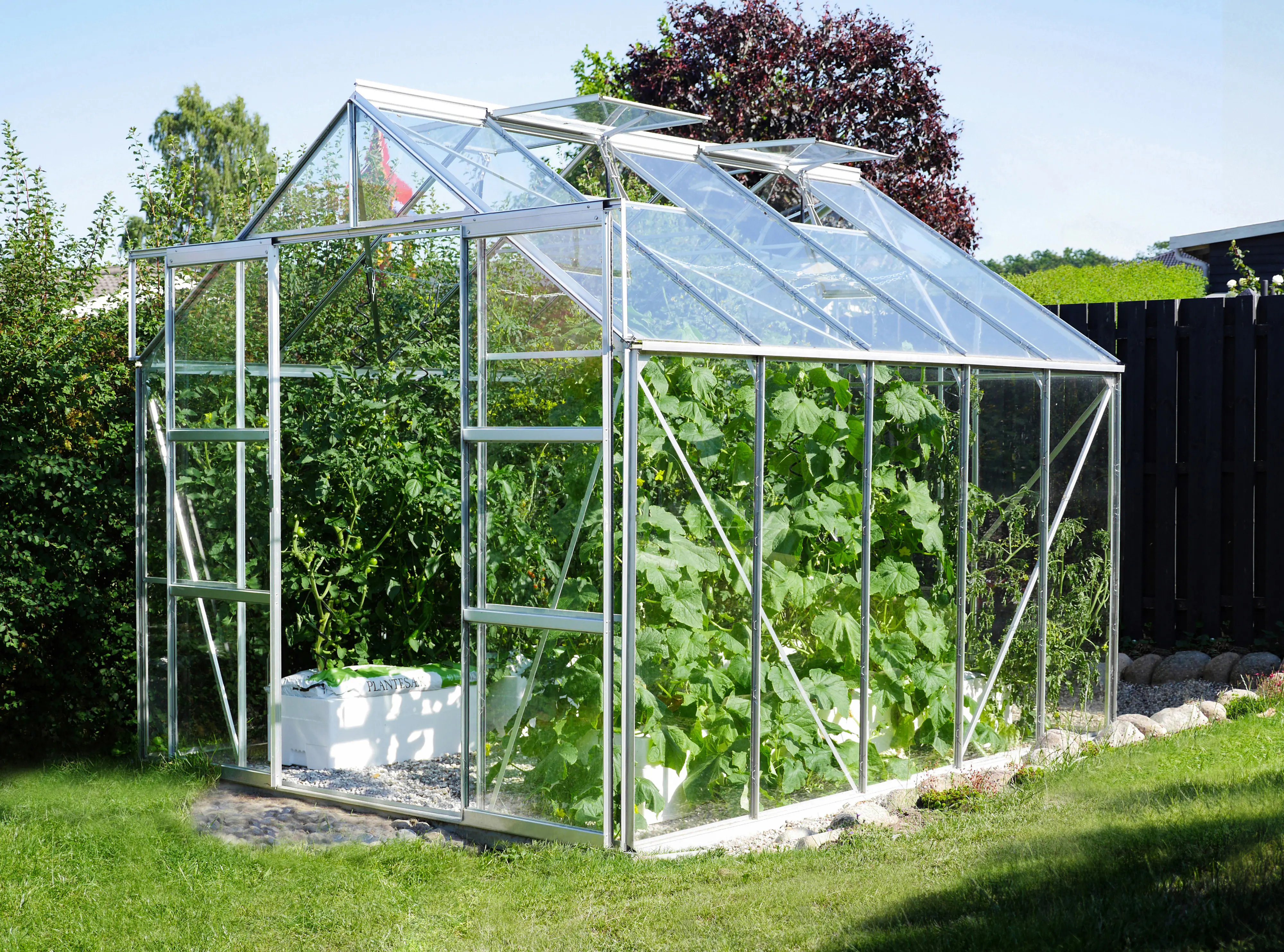 Vitavia Gewächshaus Uranus 8300 ESG 3 mm 254 x 317 cm