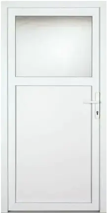 Kunststoff-Nebeneingangstür 98 x 198 cm DIN rechts weiß 5-fach verriegelt Kunststoff-Nebeneingangstür 98 x 198 cm DIN rechts weiß 5-fach verriegelt