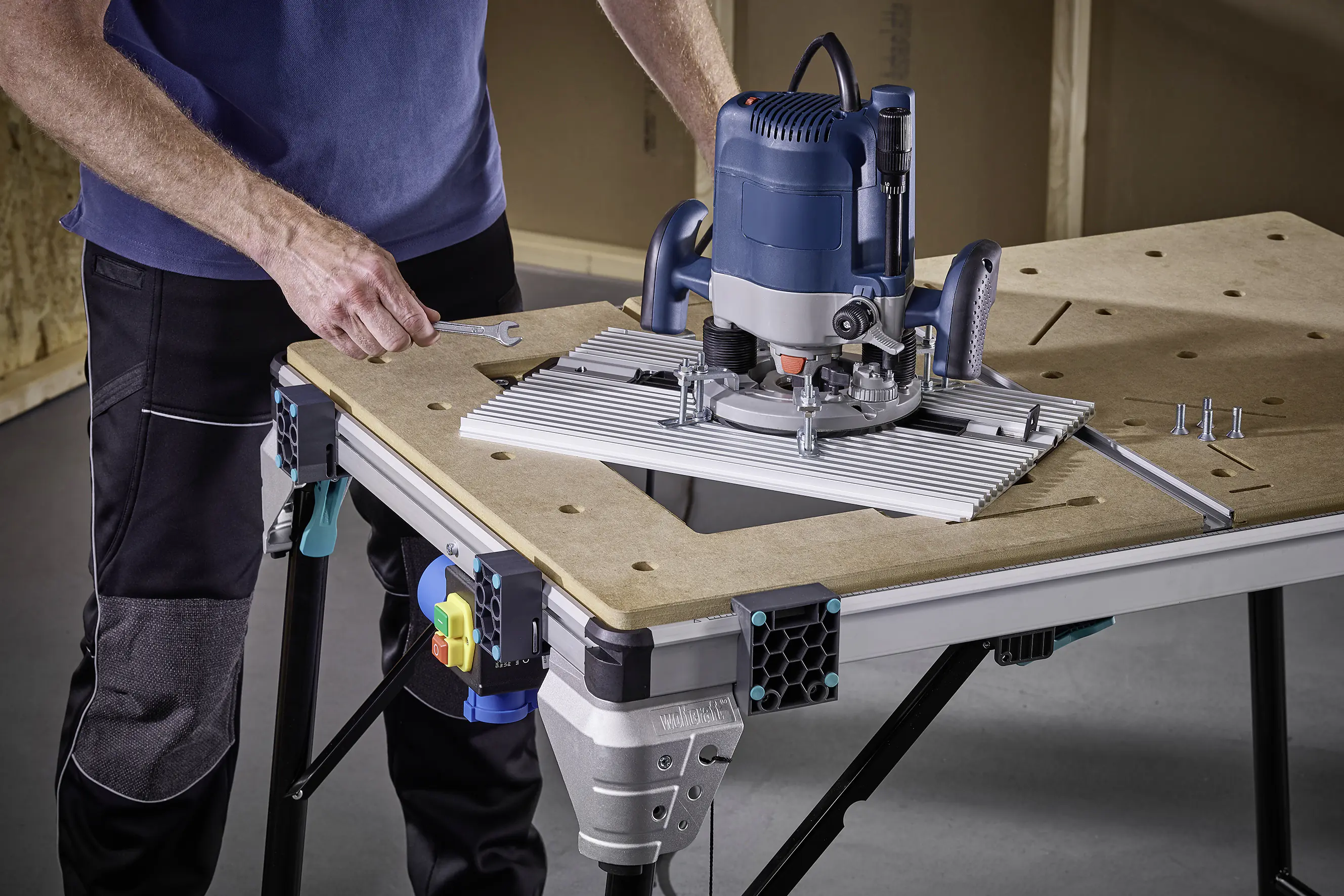 Wolfcraft Maschinenspanntisch Master Cut 2600 für Sägen und Fräsen Wolfcraft Maschinenspanntisch Master Cut 2600 für Sägen und Fräsen