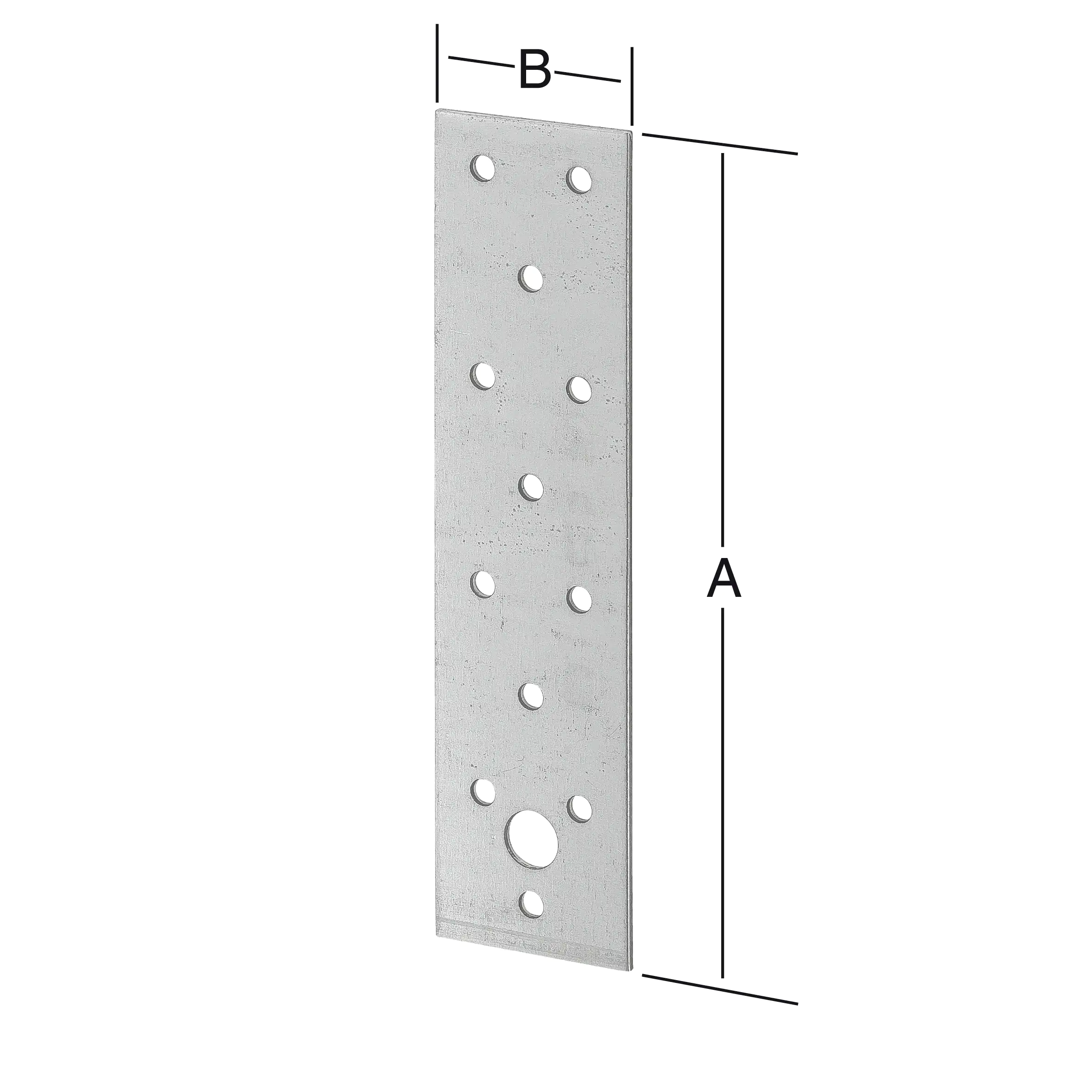 Vormann Lochplatten sendzimir verzinkt 160 x 40 mm