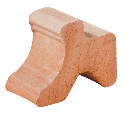 Deroma Tonfüßchen White Garden tonweiß 4 cm