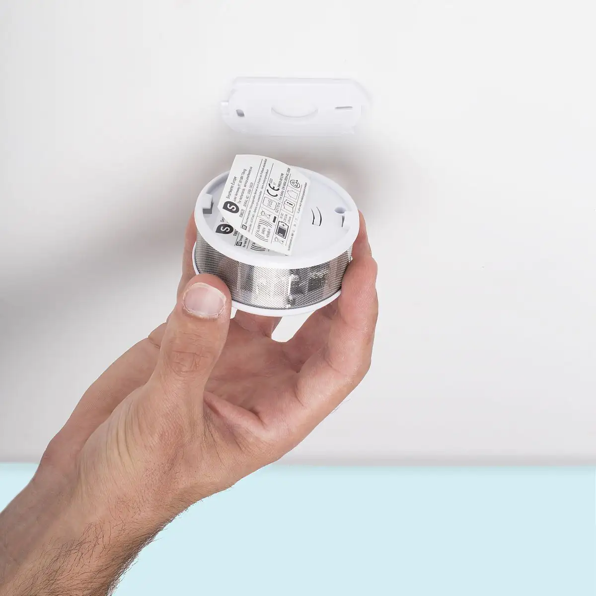 Smartwares Mini-Rauchwarnmelder Ø 70 mm, bis zu 10 Jahre Batterielaufzeit