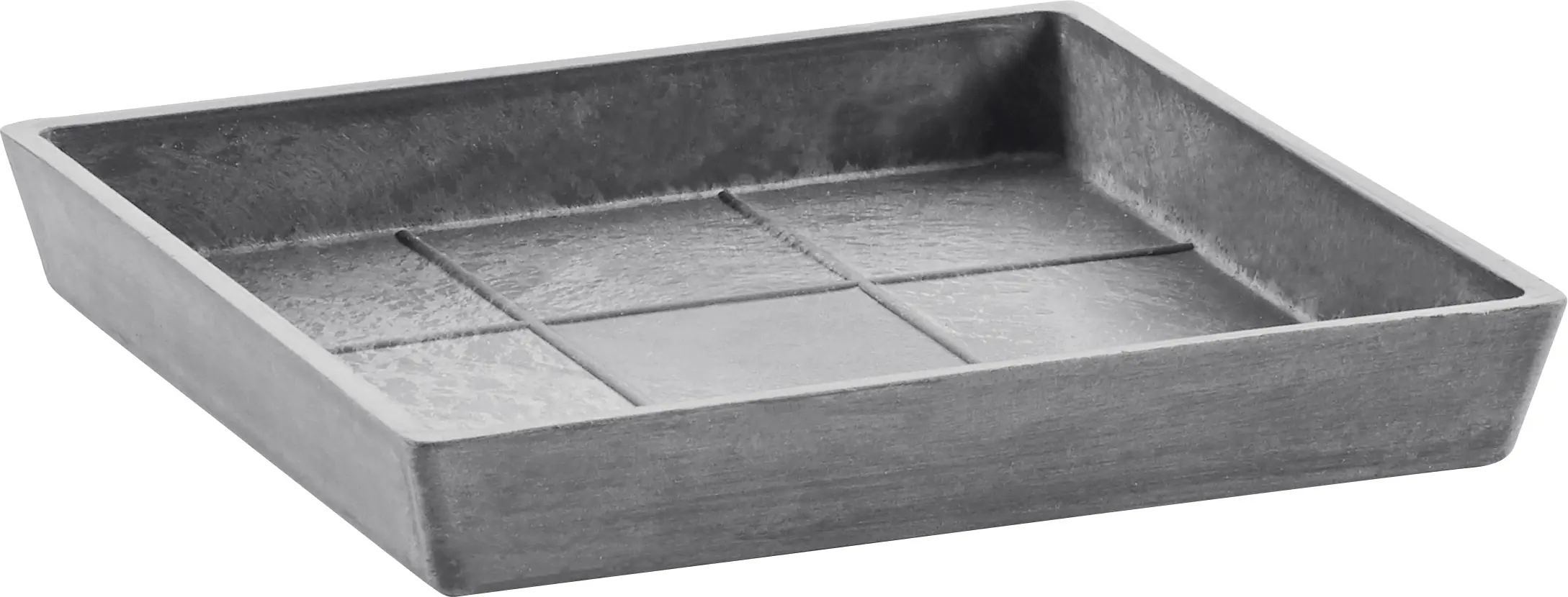 Ecopots Untersetzer grau 38,5 x 38,5 cm Ecopots Untersetzer grau 38,5 x 38,5 cm