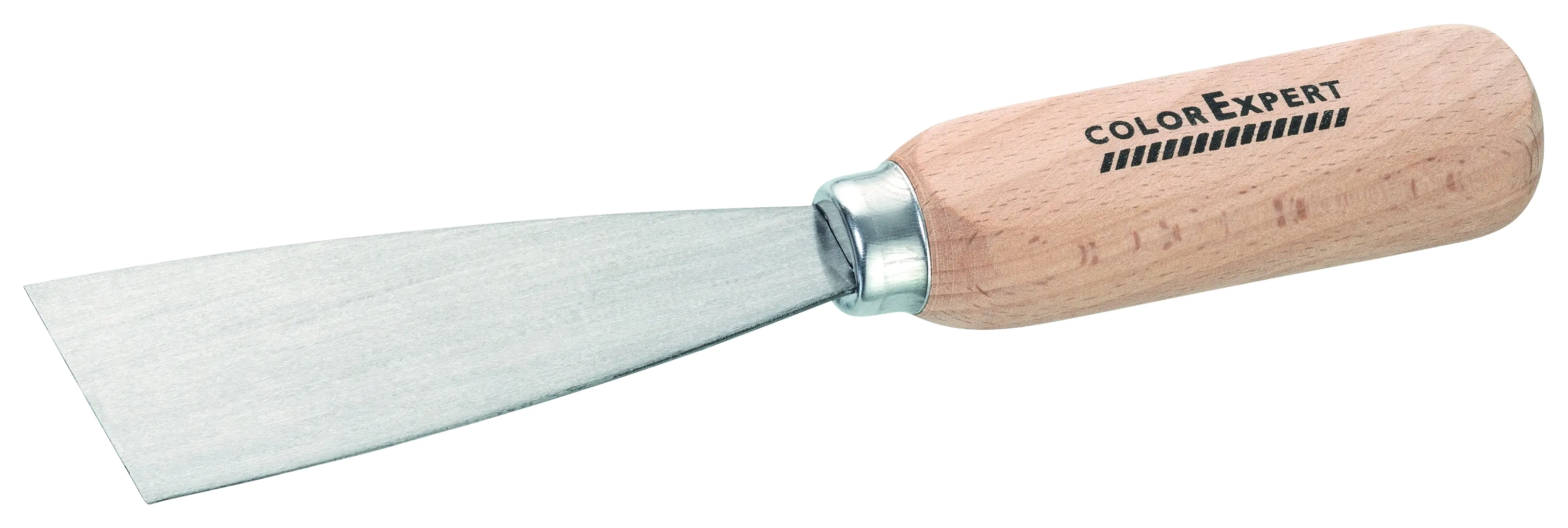 Color Expert Spachtel steifes Blatt 40 mm mit Holzgriff