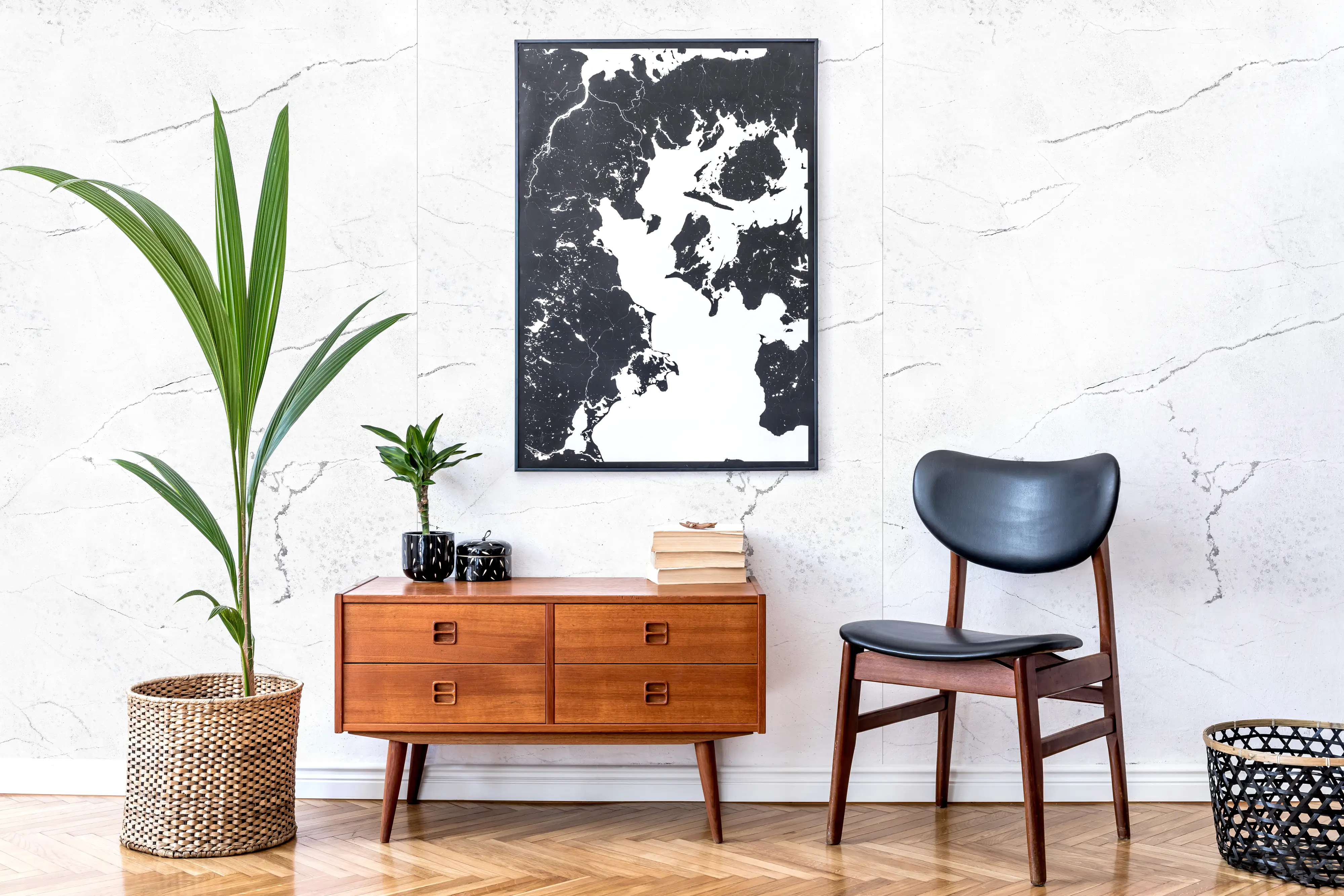 Wandpaneel Rocko Carrara 265 x 123 x 0,4 cm