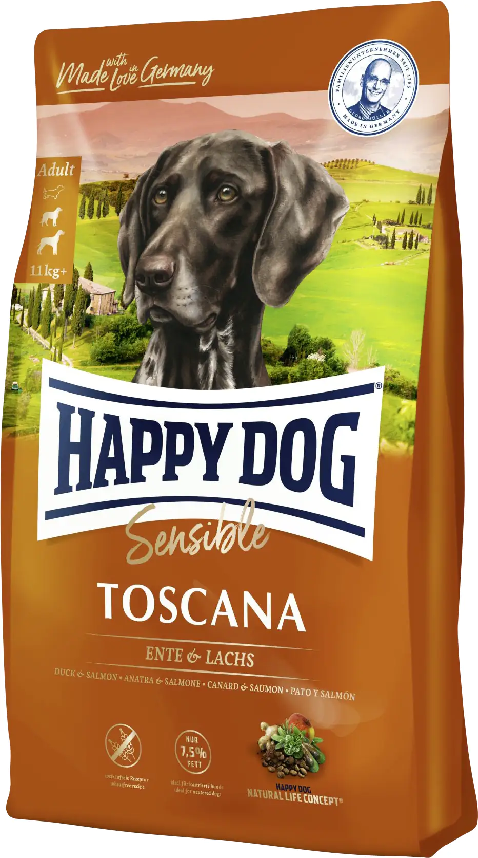 HappyDog Hundefutter Supreme Toscana 1 kg