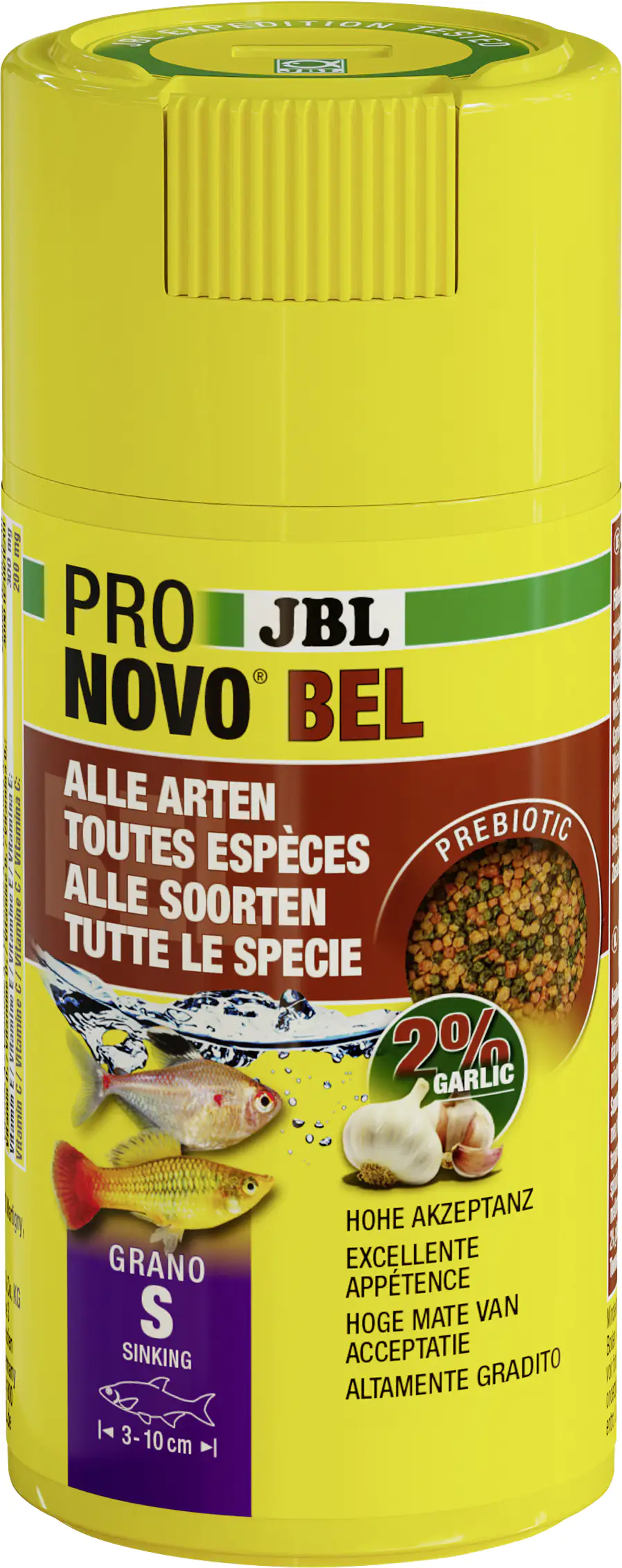 JBL Fischfutter Pronovo Bel Grano S Fischfuttergranulat 100 ml JBL Fischfutter Pronovo Bel Grano S Fischfuttergranulat 100 ml