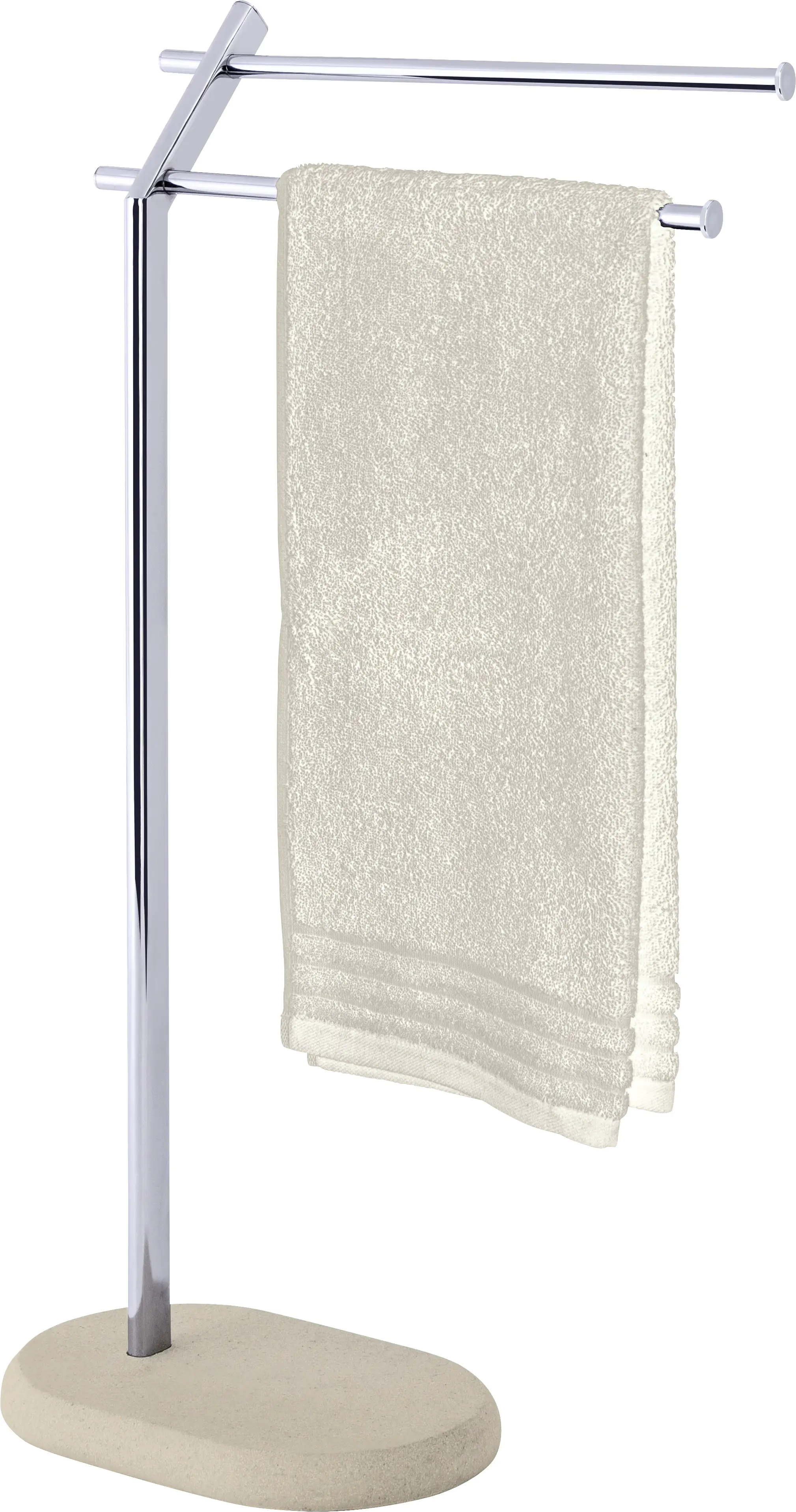 4008838298053_2668990 Wenko Handtuchständer Puro 2-armig, beige