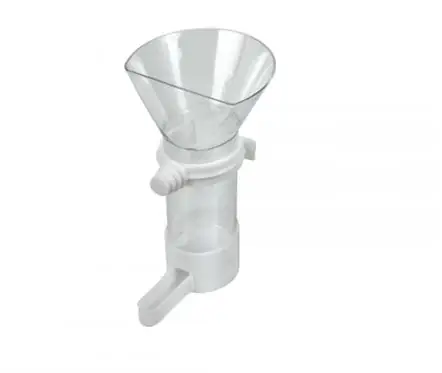 Nobby Trichter Futter Fontaine weiß 190 ml