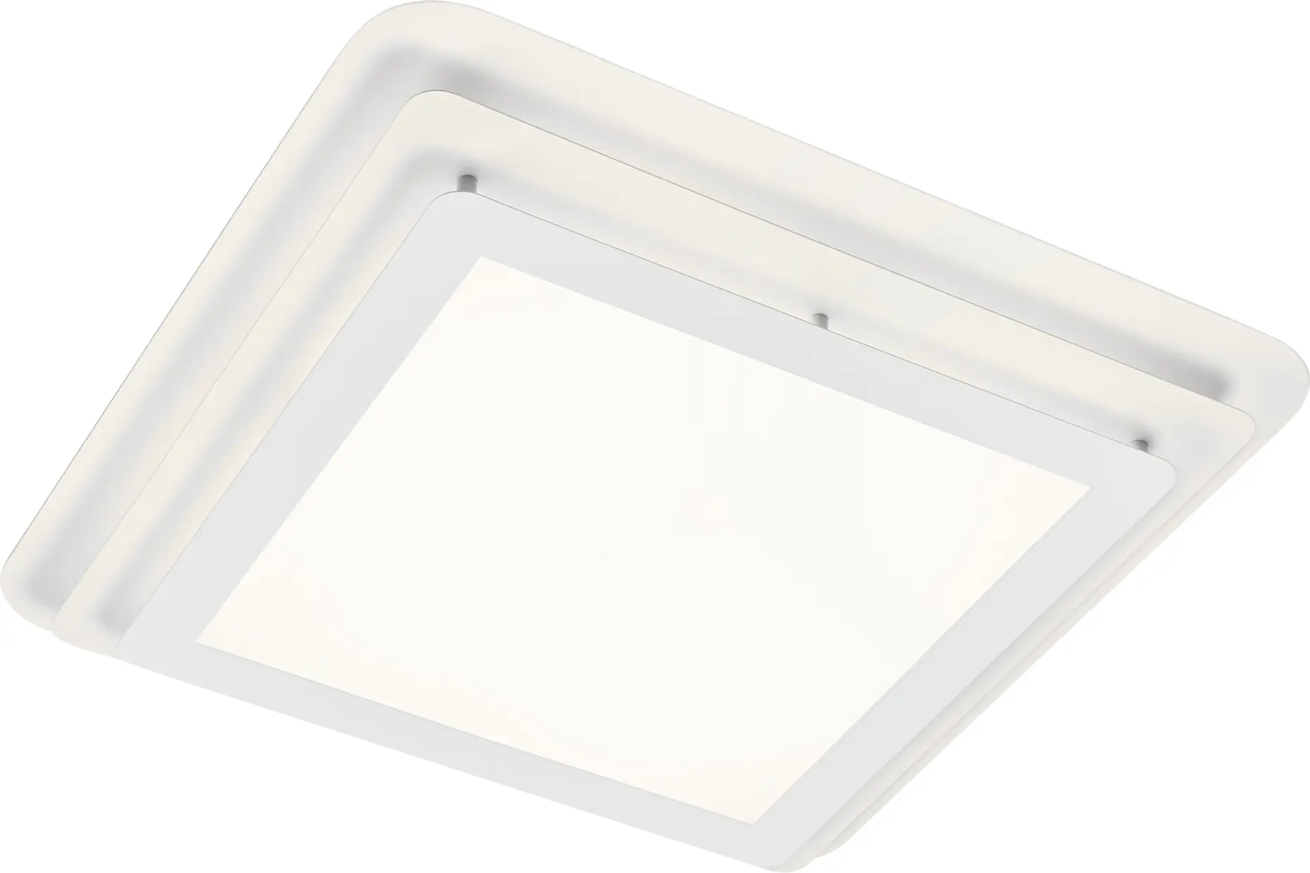 Osram LED Deckenleuchte Orbis Spiral Layer weiß 45 x 45 cm 26 W