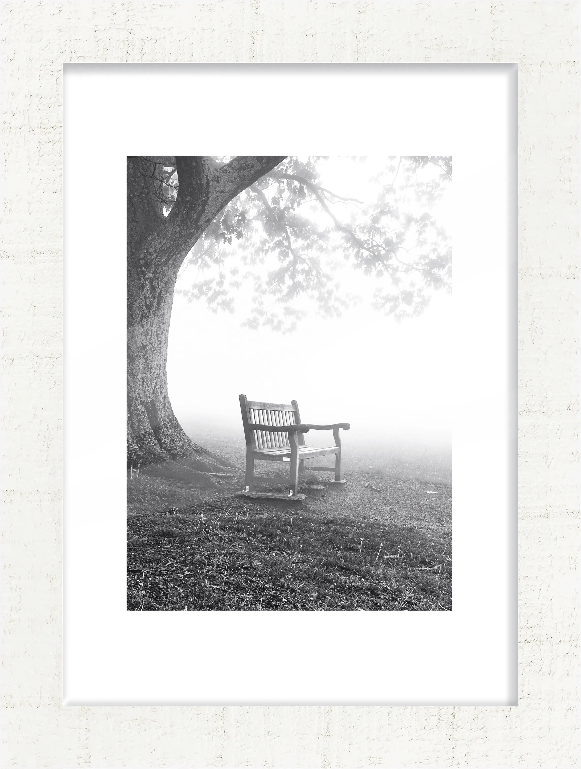 Holz Bilderrahmen Bern, weiß, 21 x 29,7 cm (A4)