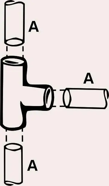 Cornat T-Stück Ø 12 mm