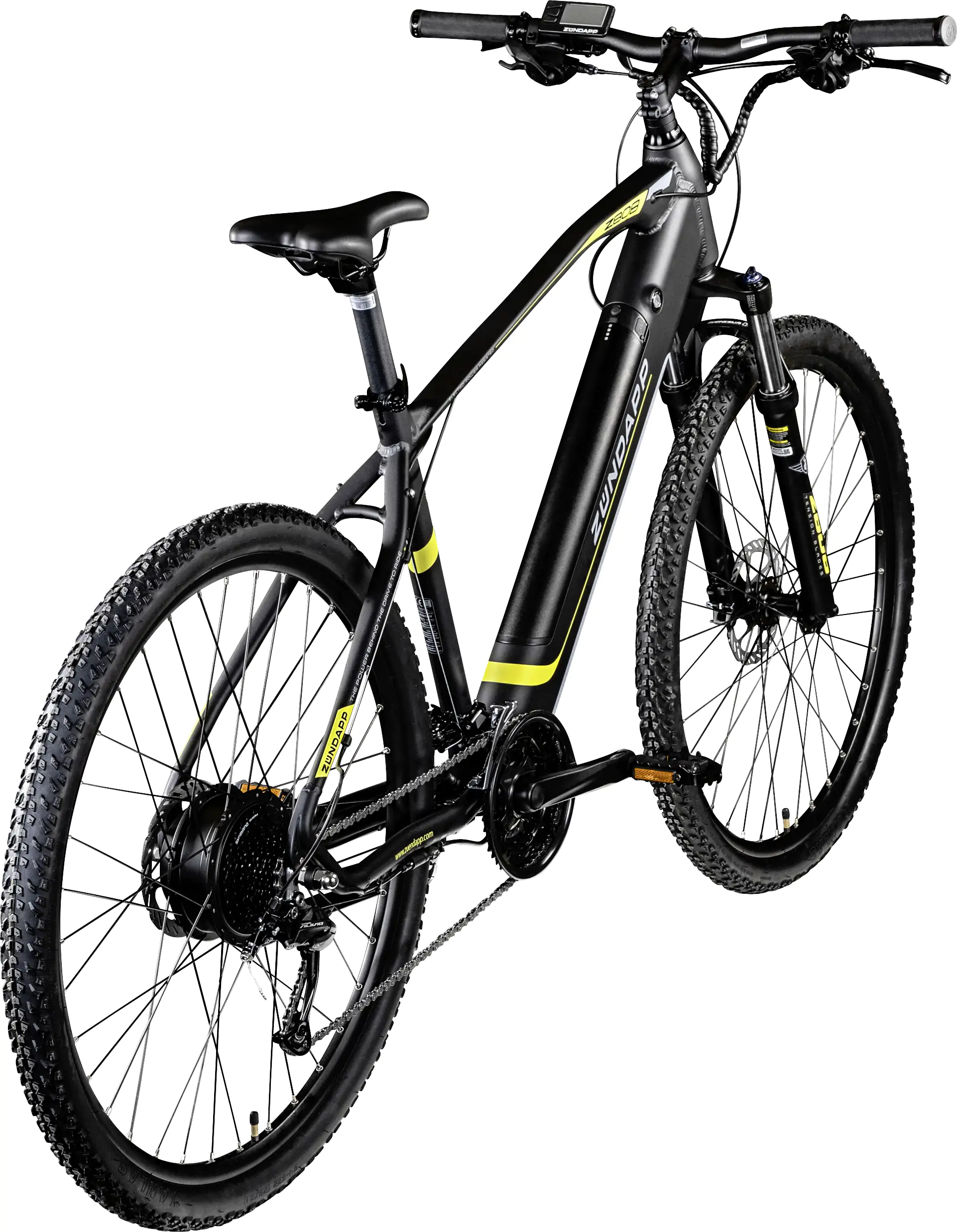 Zündapp E-Bike MTB Z808 29 Zoll 24-Gang 504 Wh schwarz gelb