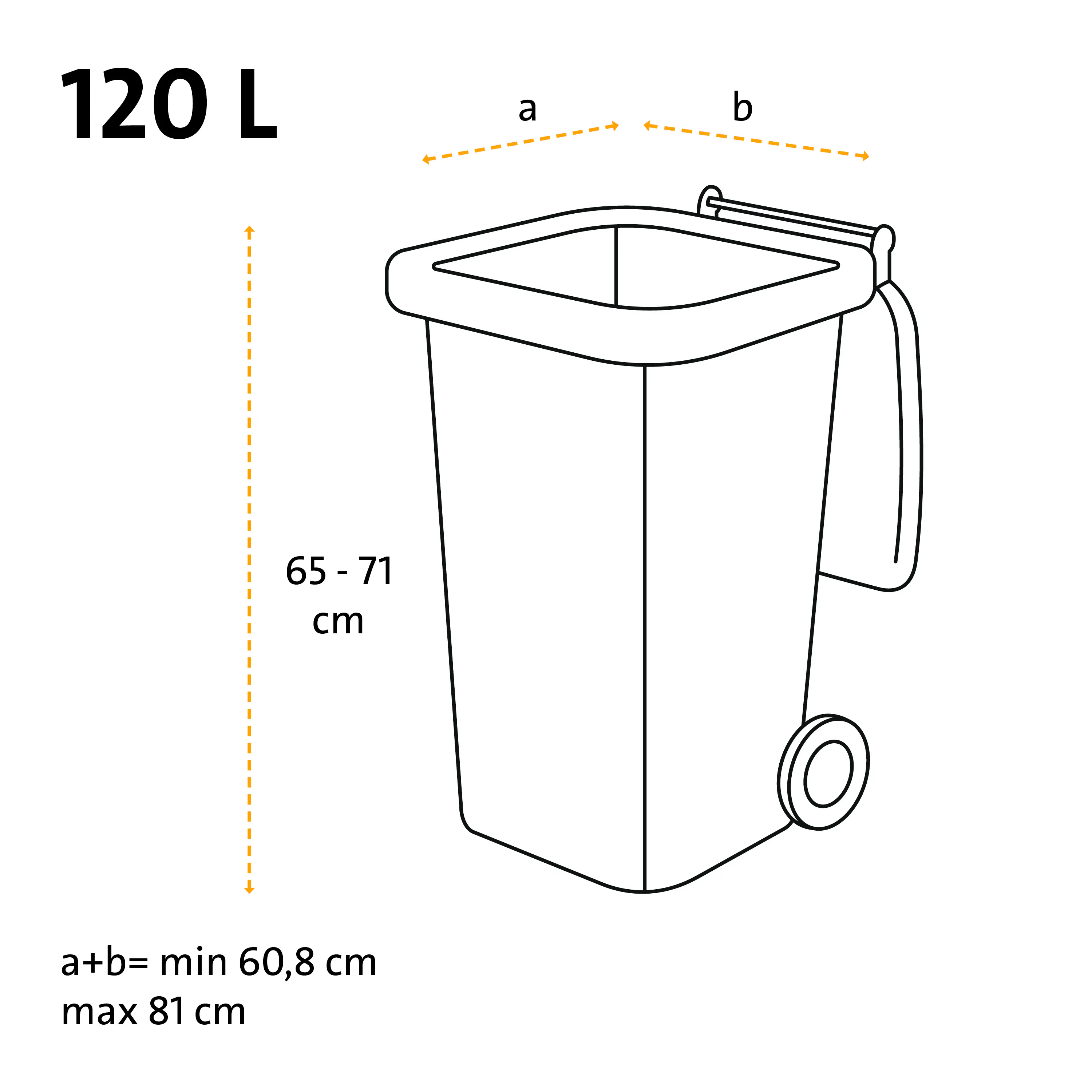 Swirl® 120 l Schwerlast-Säcke Profi mit Zugband Reißfest & Dicht