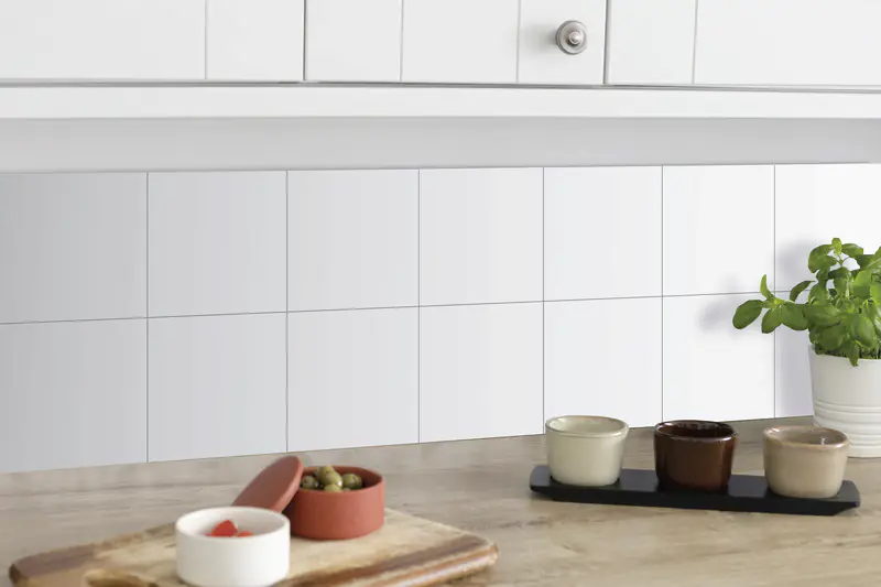 D-c-fix Wandfliesen selbstklebend White 6er Set 15 x 15 cm