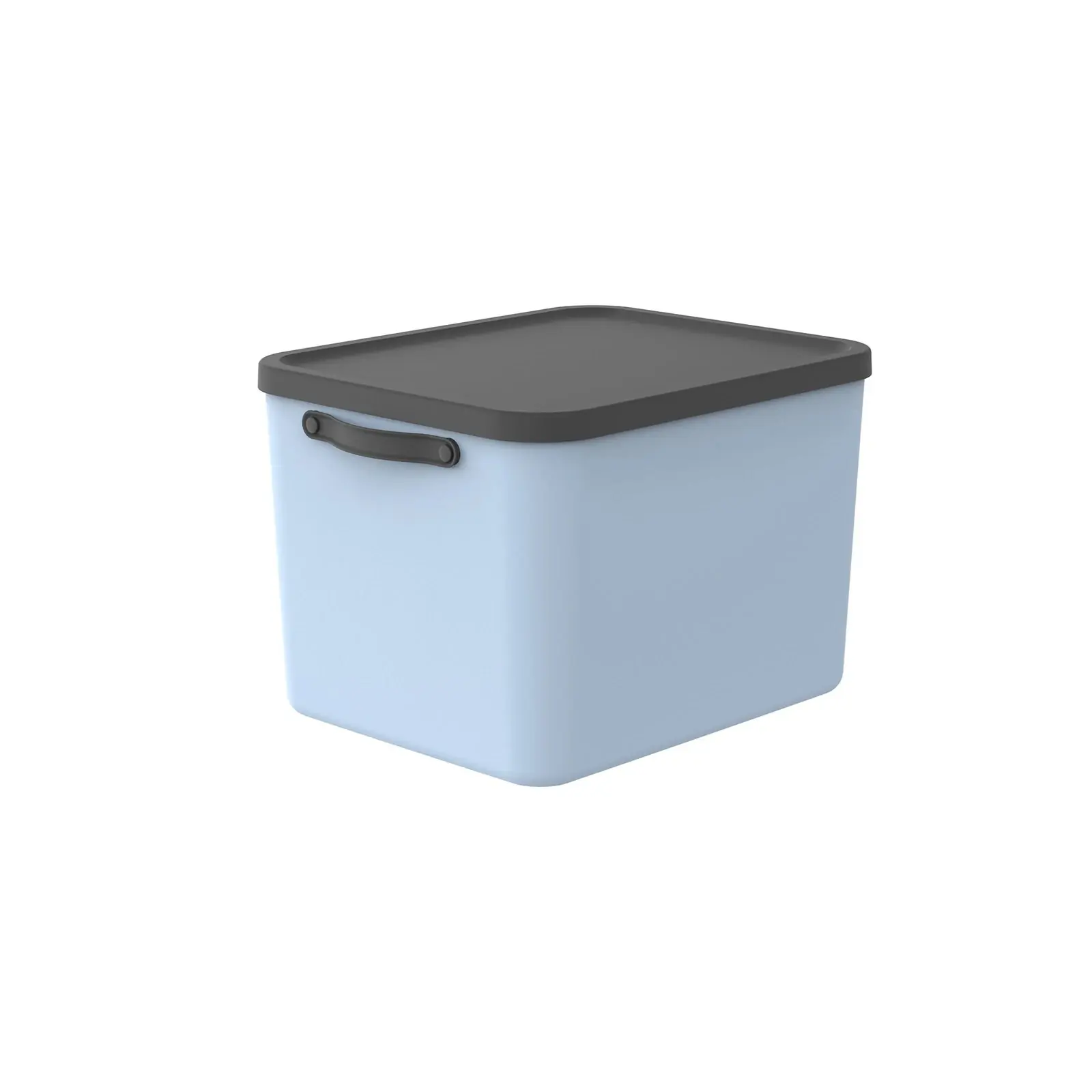 Rotho Aufbewahrungsbox Mythen mit Deckel 52,3 x 40,5 cm 55 L blau-schwarz